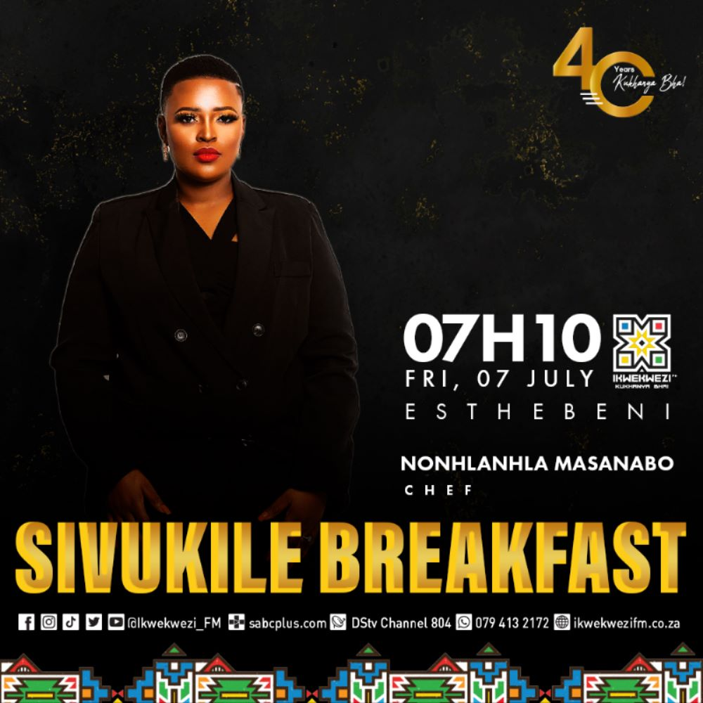 Esithebeni:  Nonhlanhla Masanabo- Chef