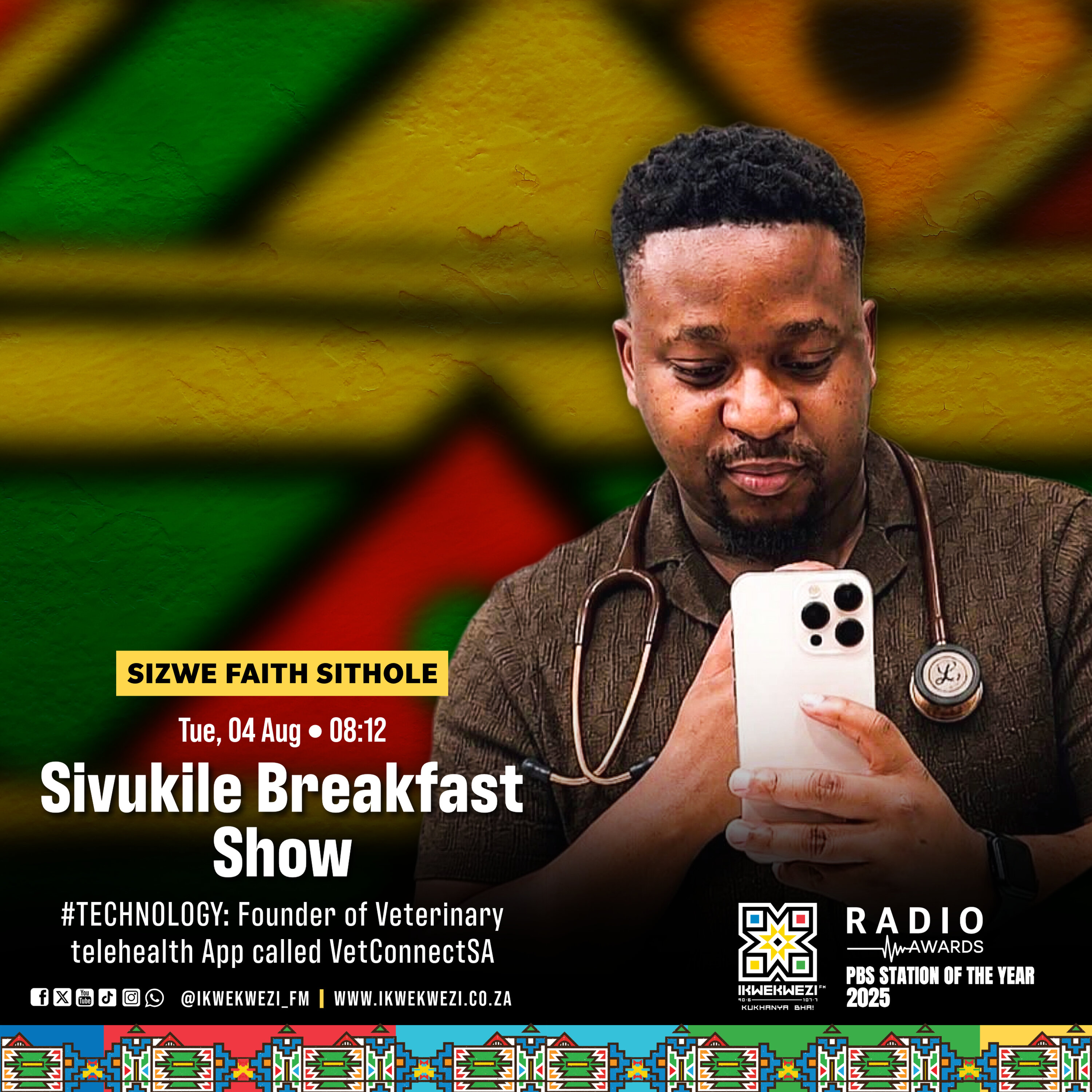 Technology: Sizwe Faith Sithole, Founder of Veterinary telehealth App called VetConnectSA episode artwork