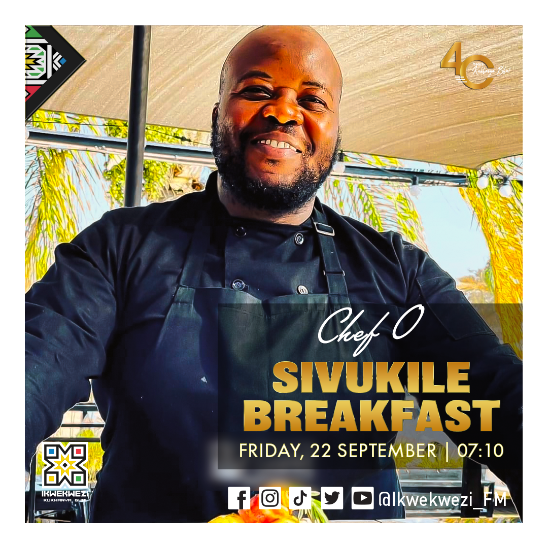 Esithebeni: Prawns and Black rice with Chef O