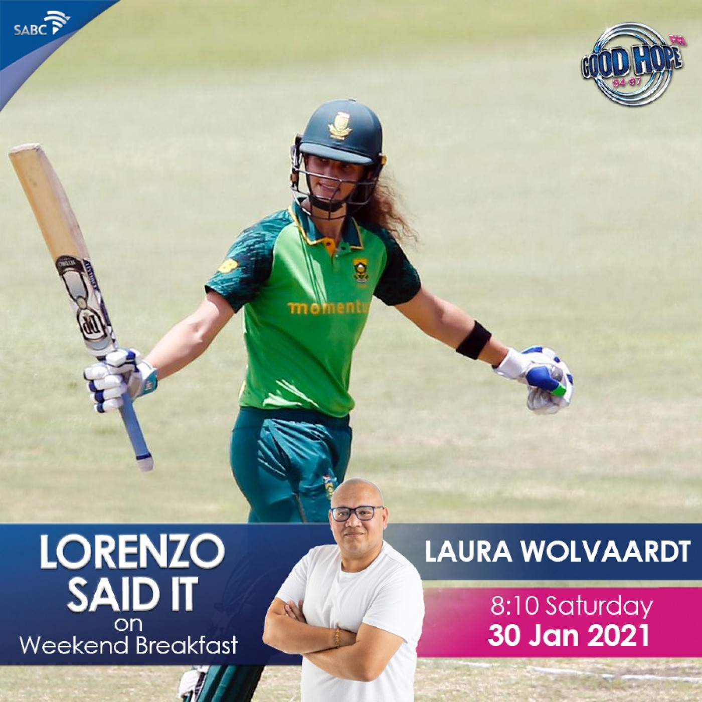 #LorenzoSaidIt: SA Women's Cricket Star, Laura Wolvaardt episode artwork