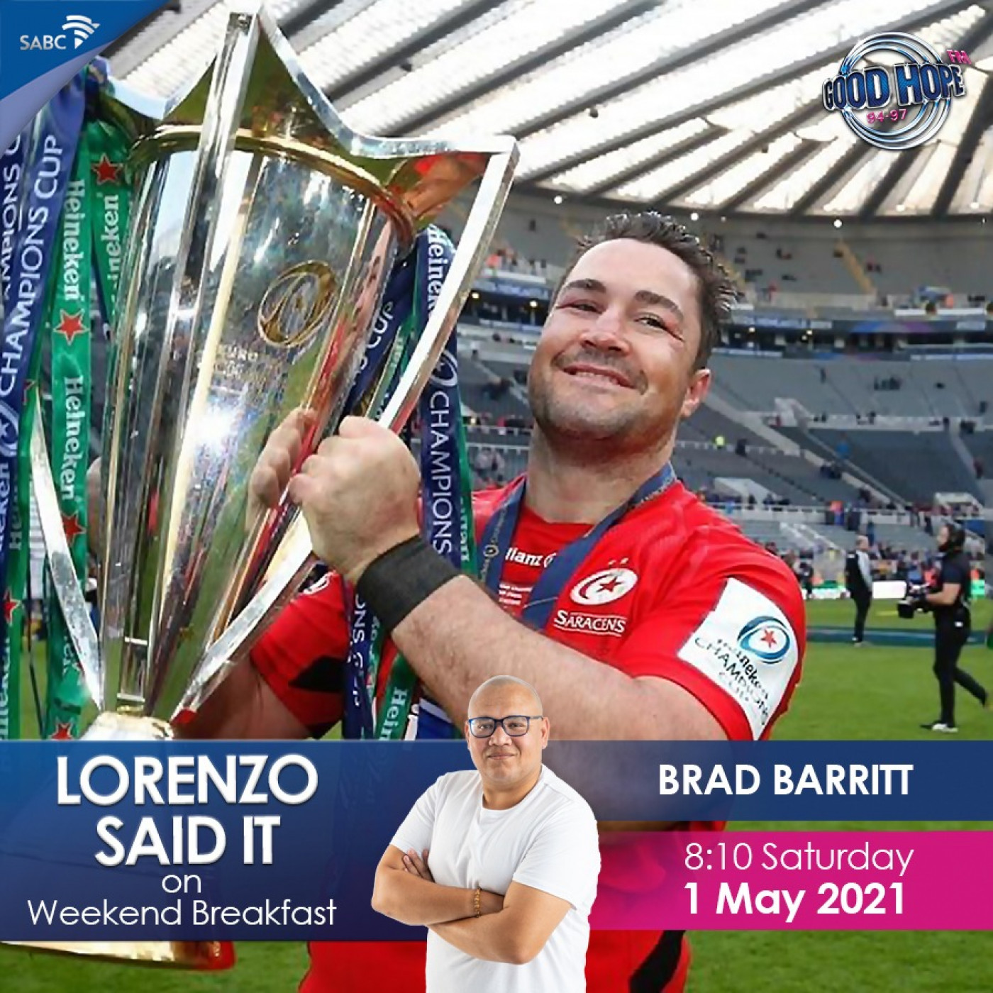 #LorenzoSaidit: Brad Barritt episode artwork