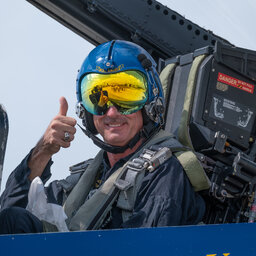 FIND OUT WHAT IT'S LIKE TO FLY WITH THE BLUE ANGELS ....