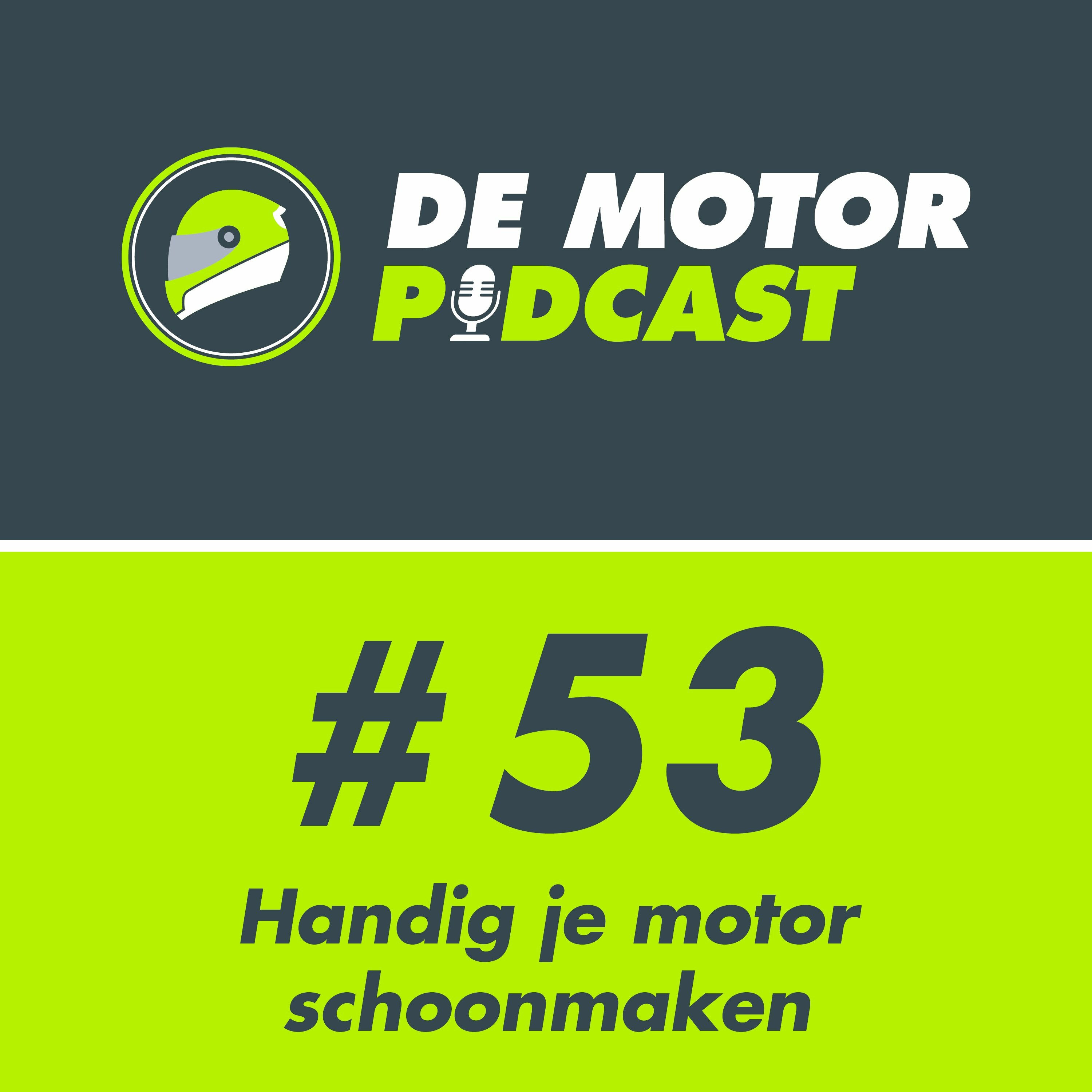 #053 Hoe maak je goed, snel en vooral handig je motor schoon? episode artwork