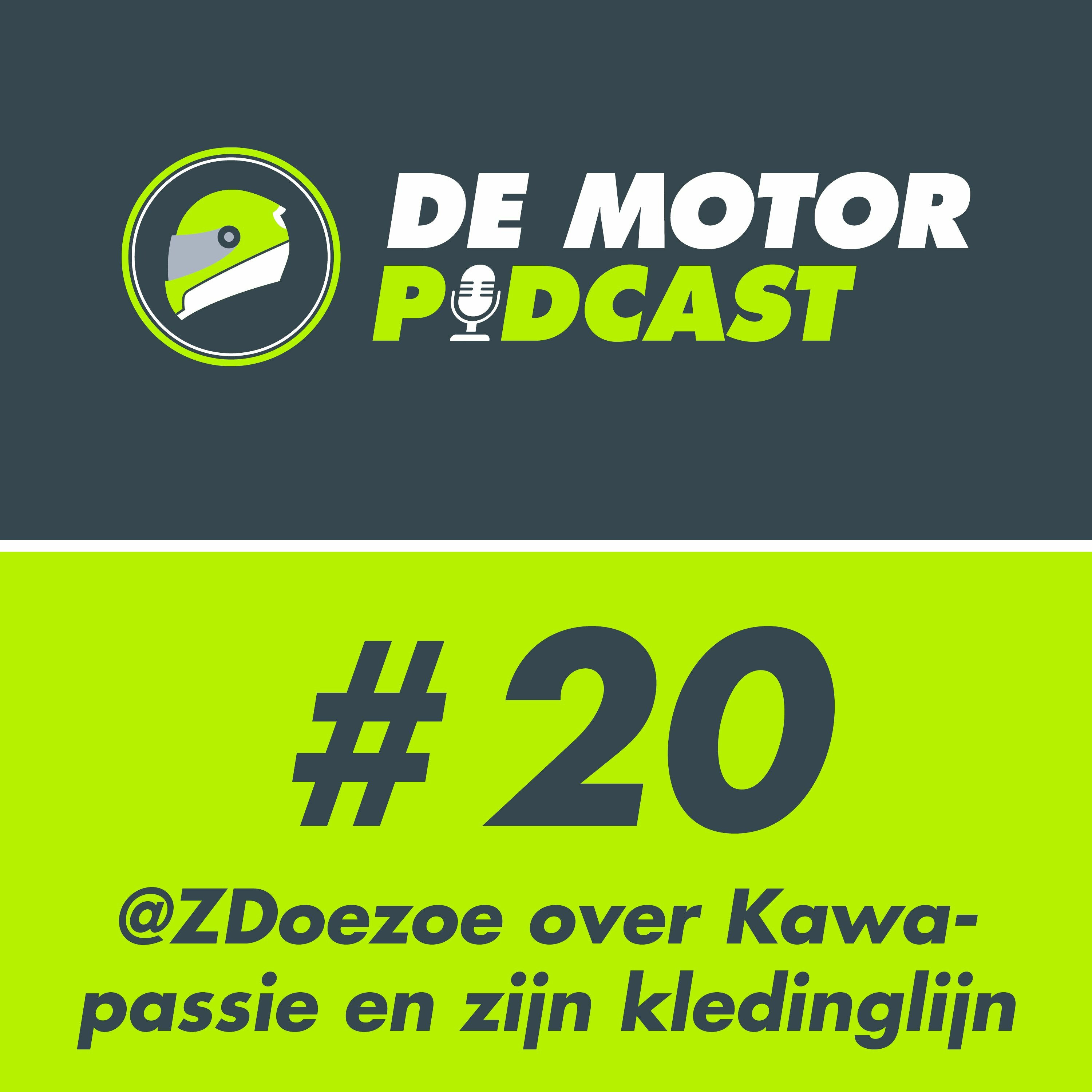 #020 ZDoezoe over zijn Kawasaki passie en motorkledinglijn episode artwork