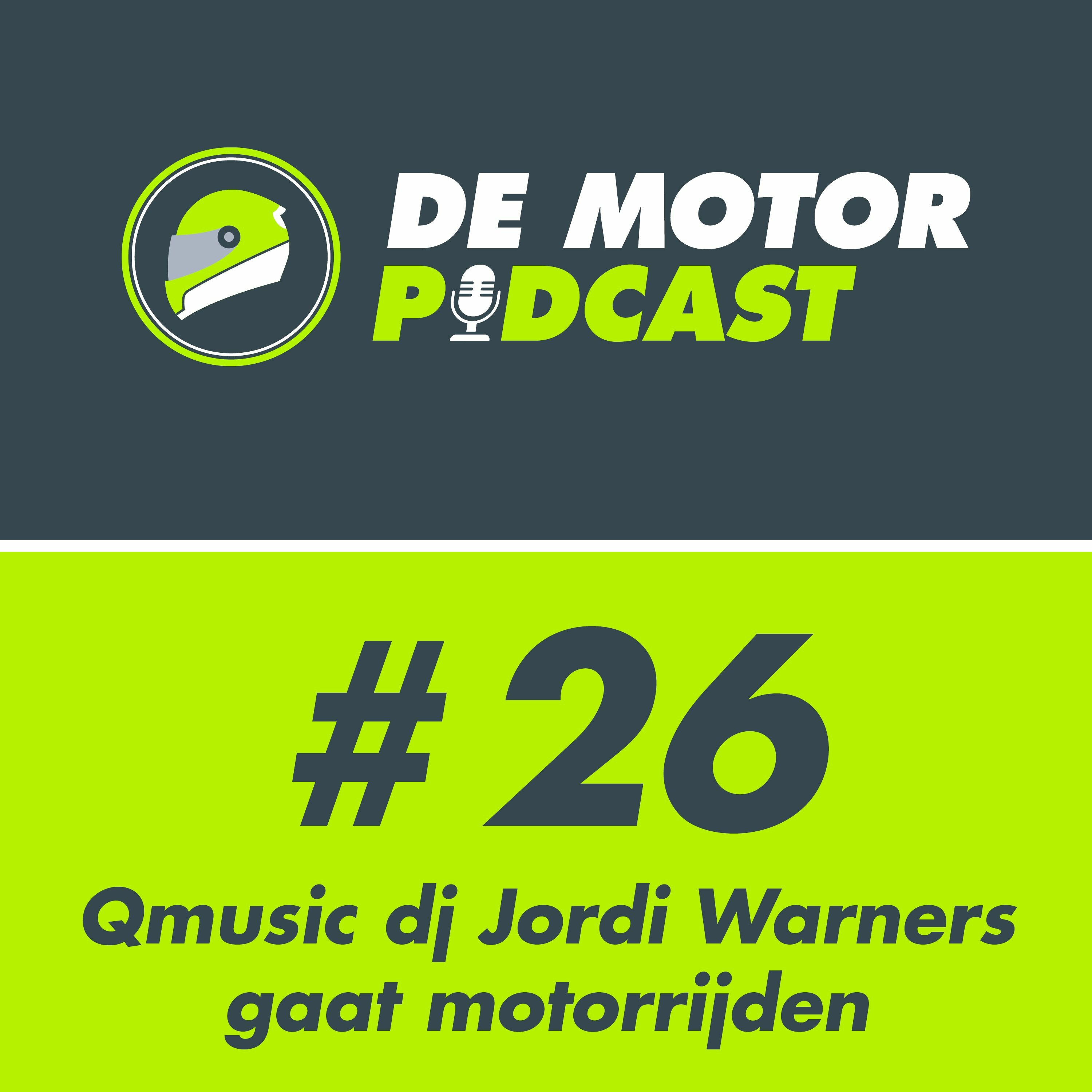 #026 Qmusic dj Jordi Warners streamt live vanaf de motor