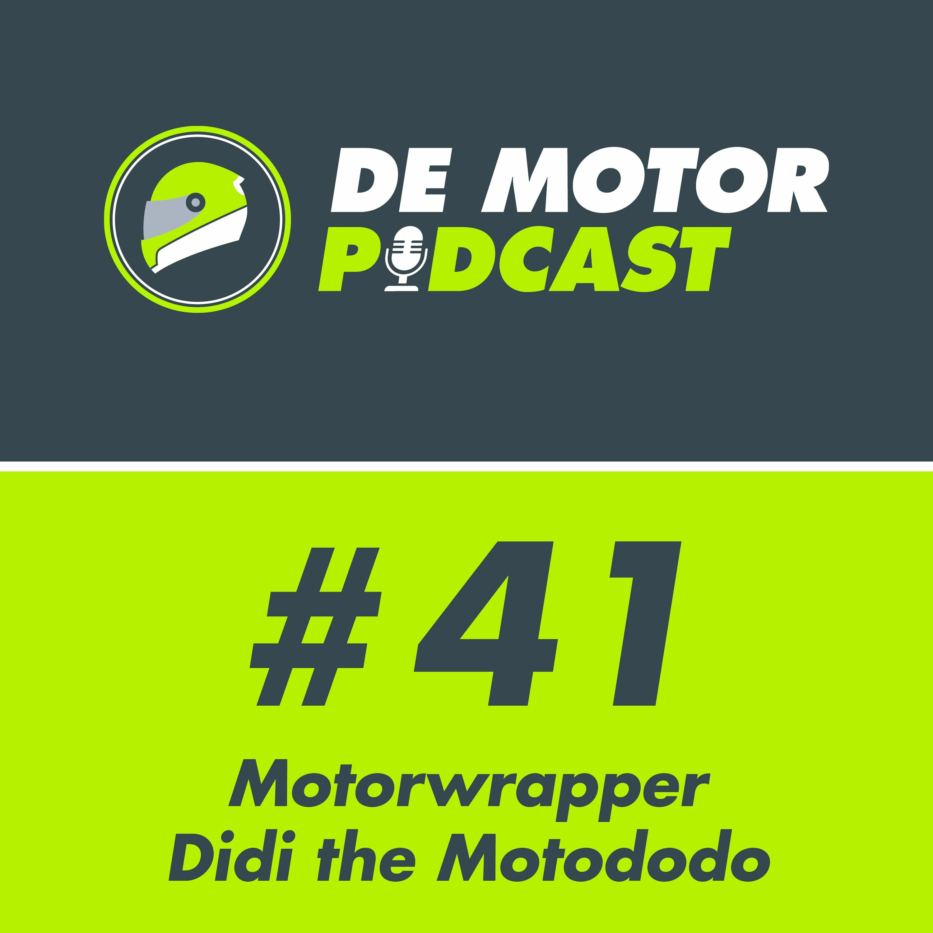 #041 Wheelie-fan en motor wrapper Didi the Motododo