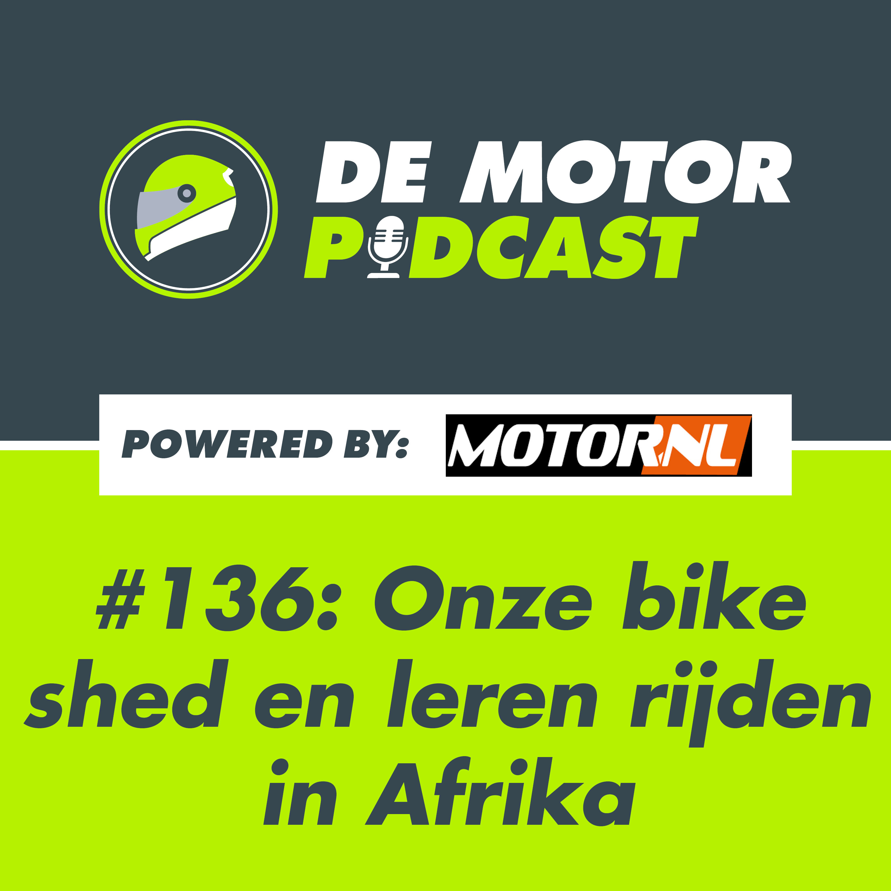 #136 Eindelijk onze pop-up bike shed en leren rijden in Afrika episode artwork