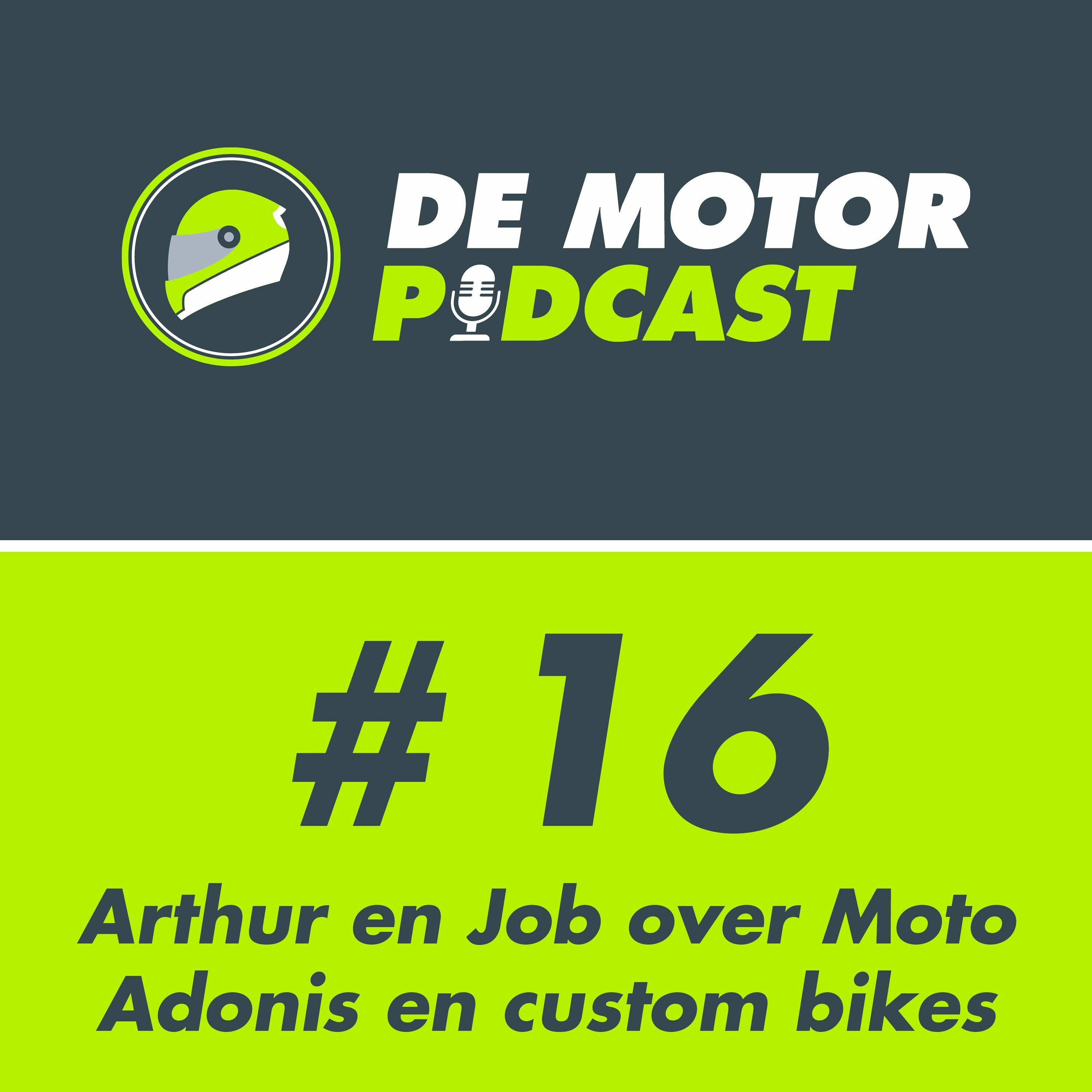 #016 Op bezoek bij de custom bike bouwers van Moto Adonis episode artwork