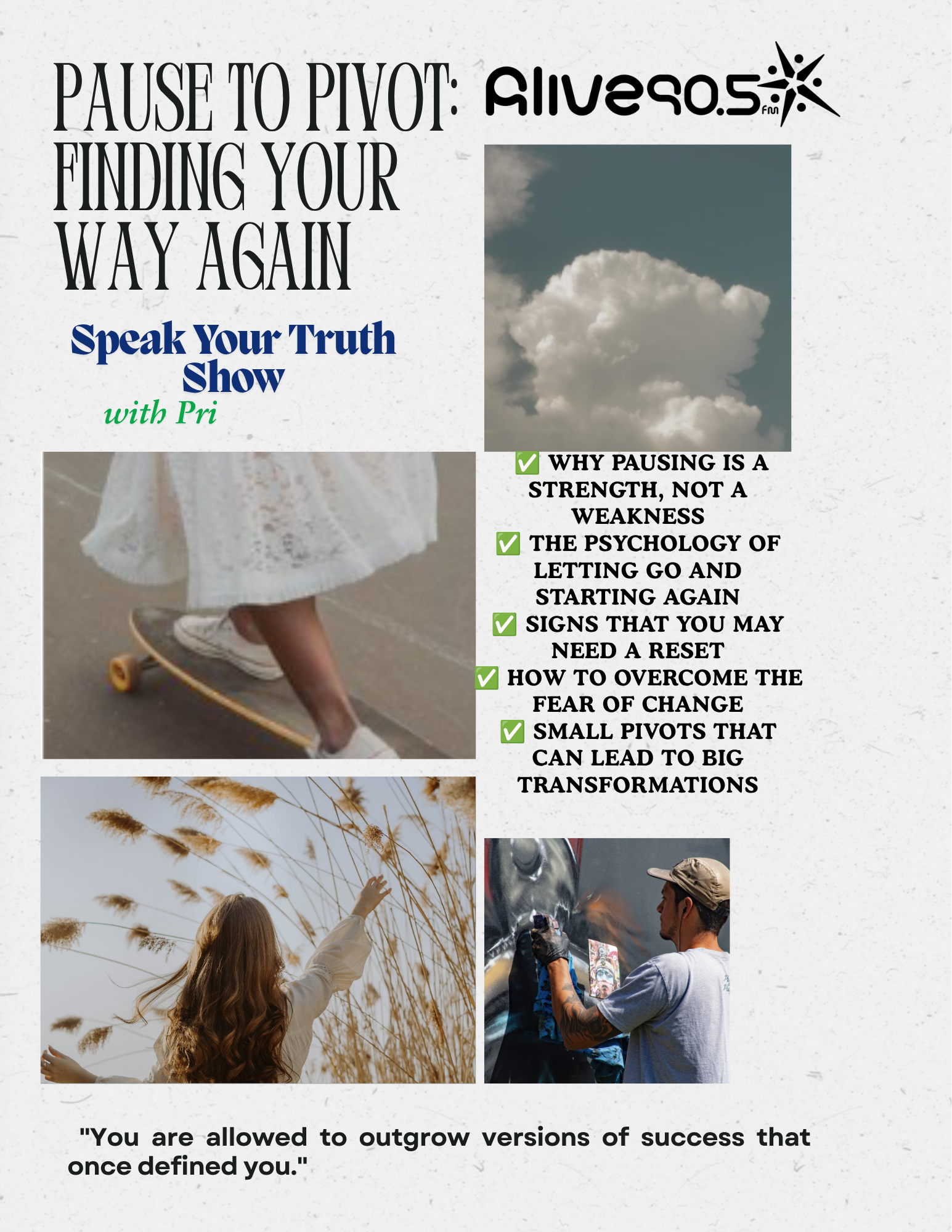 Speak Your Truth Podcast -13-7- 2026-Pause to Pivot: Finding Your Way Again