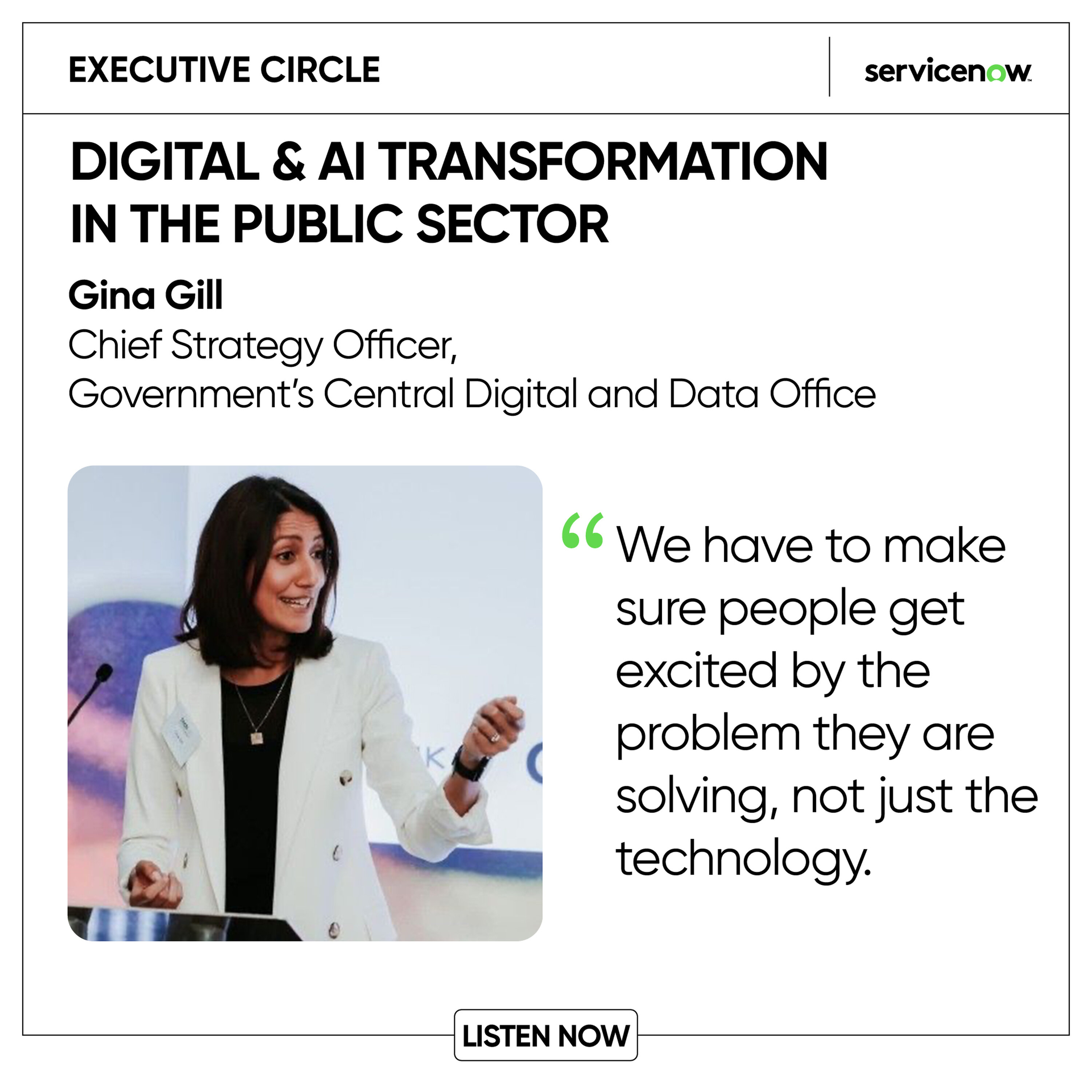 Digital & AI transformation in the Public Sector episode artwork