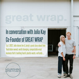 Julia Kay, Co-Founder of GREAT WRAP | A great product & business turning food waste into compostable wrap