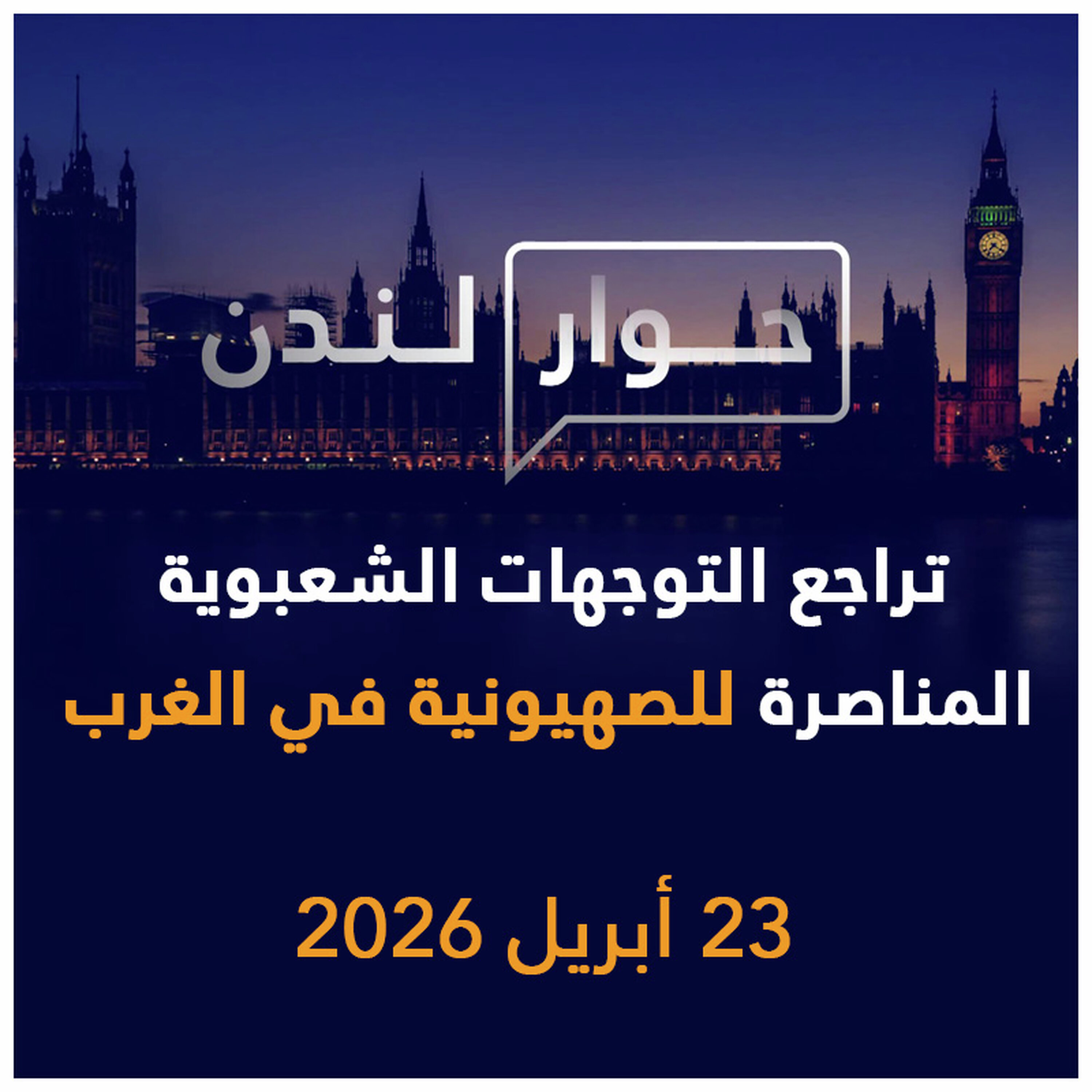 تراجع التوجهات الشعبوية المناصرة للصهيونية في الغرب | حوار لندن