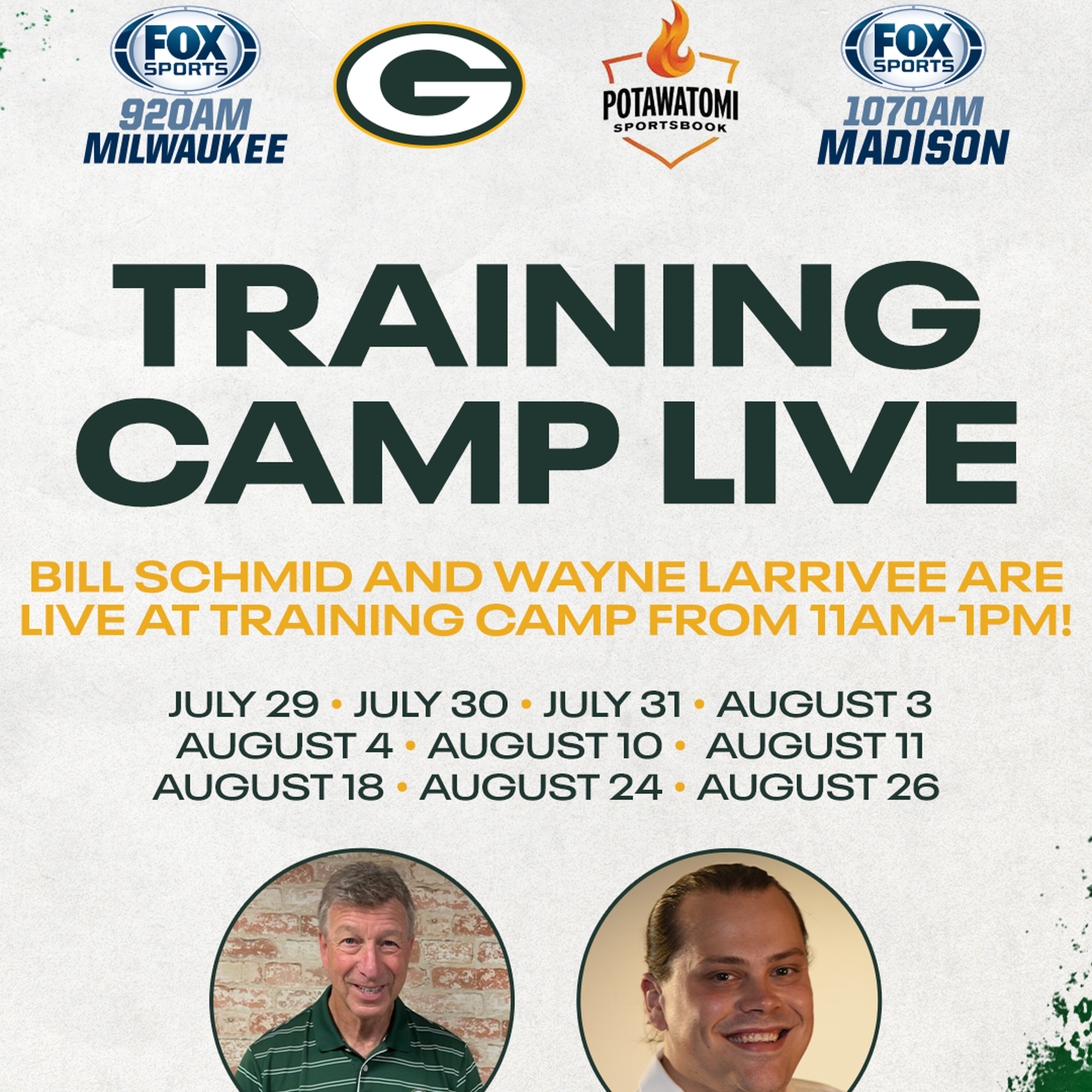Packers Training Camp LIVE - 8/18/26 - Hour 1 episode artwork