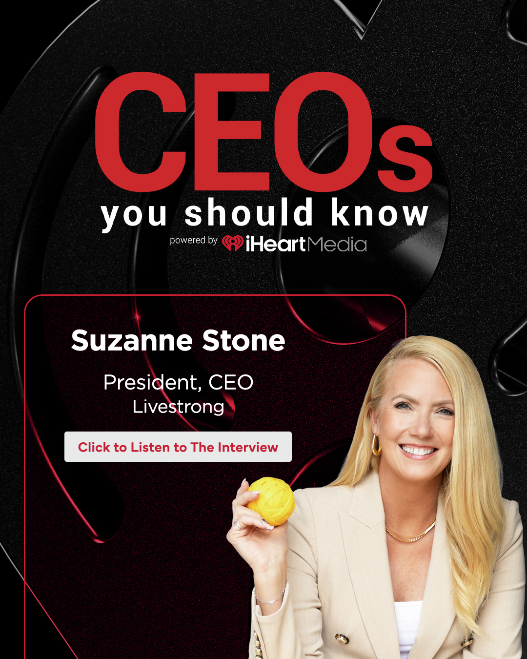 Suzanne Stone President & CEO of Livestrong | CEO's You Should Know episode artwork