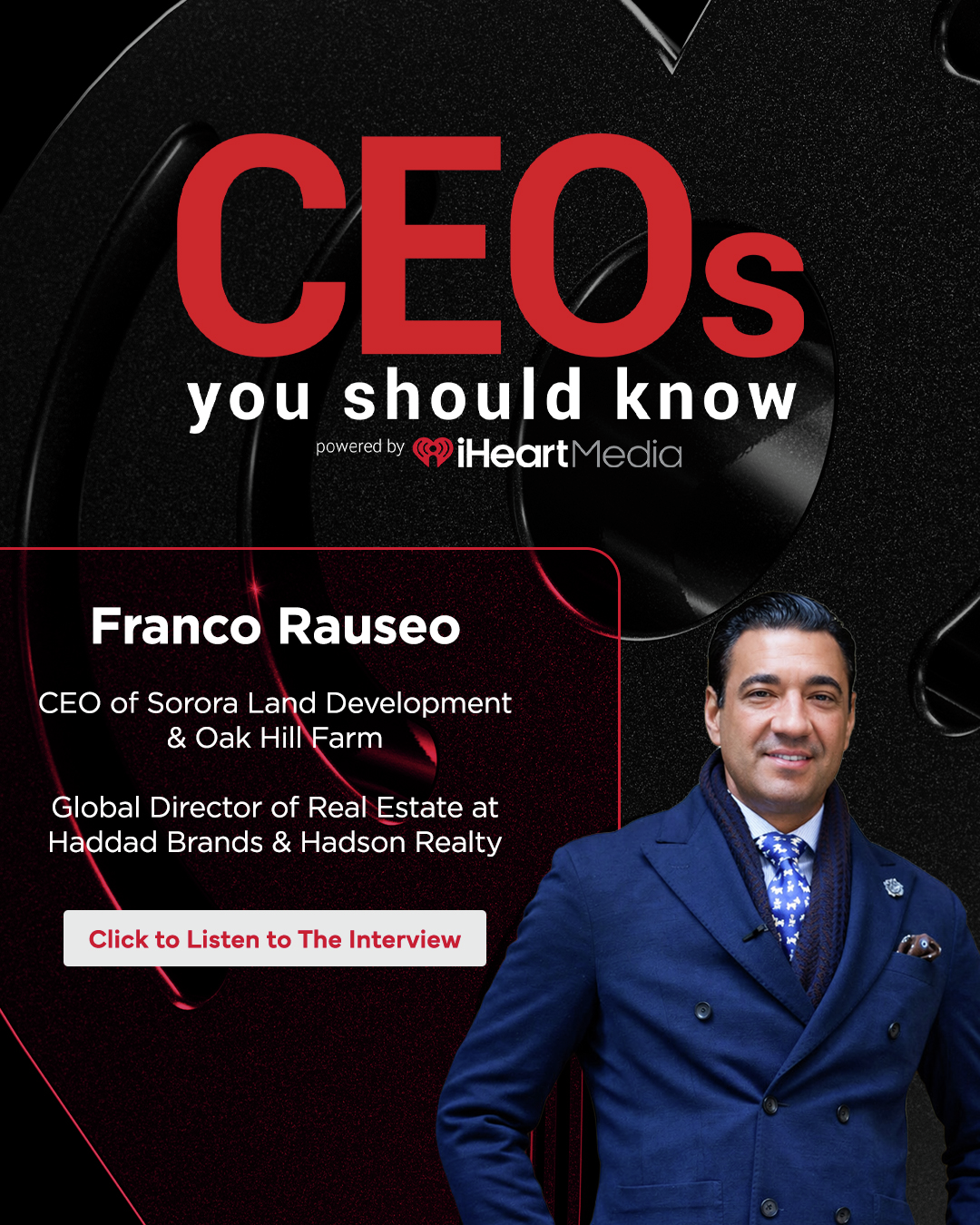 Franco Rauseo - Sorora Land Development, Oak Hill Farm, Haddad Brands & Hadson Realty episode artwork