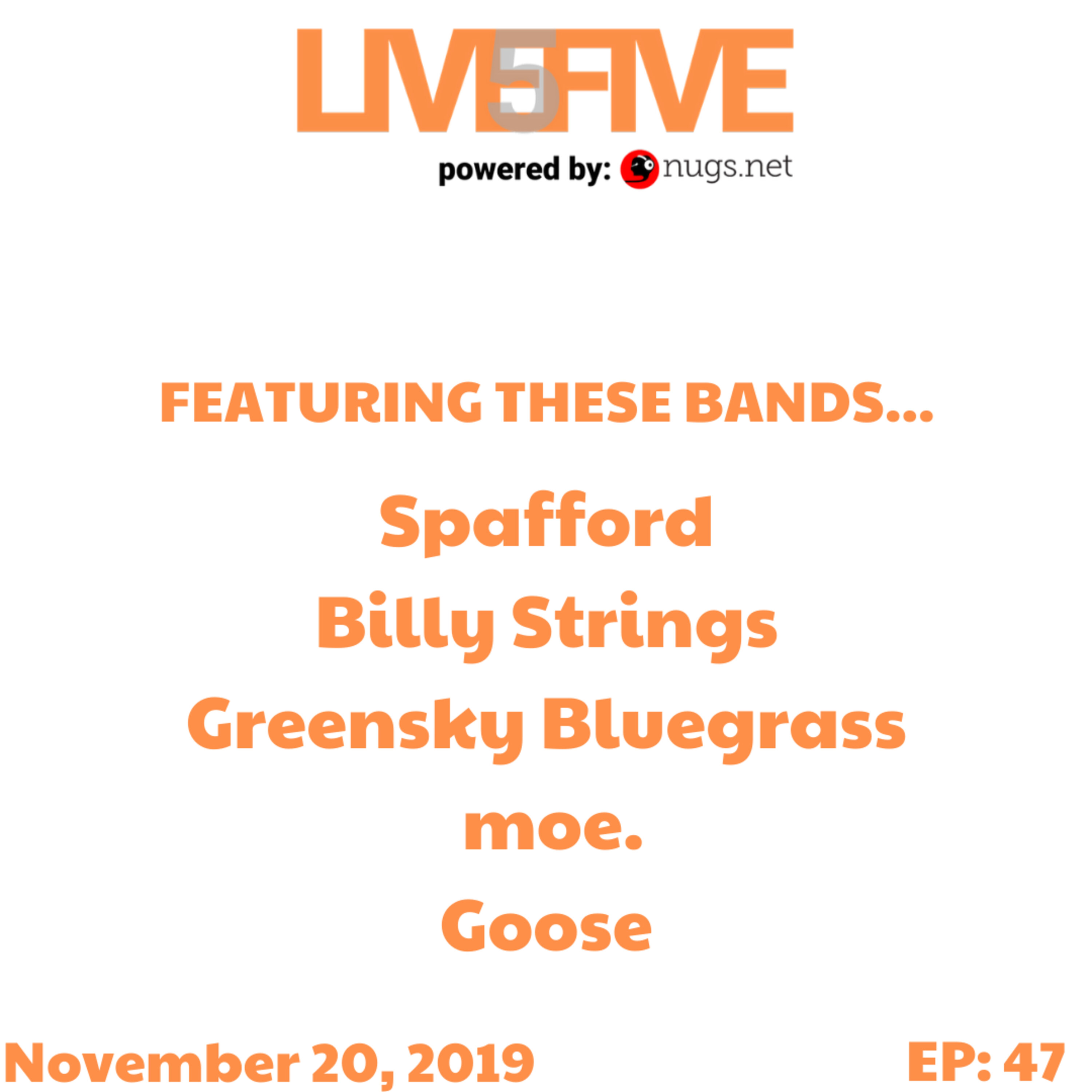 Live 5 - November 20, 2019. Live 5 - November 20, 2019.