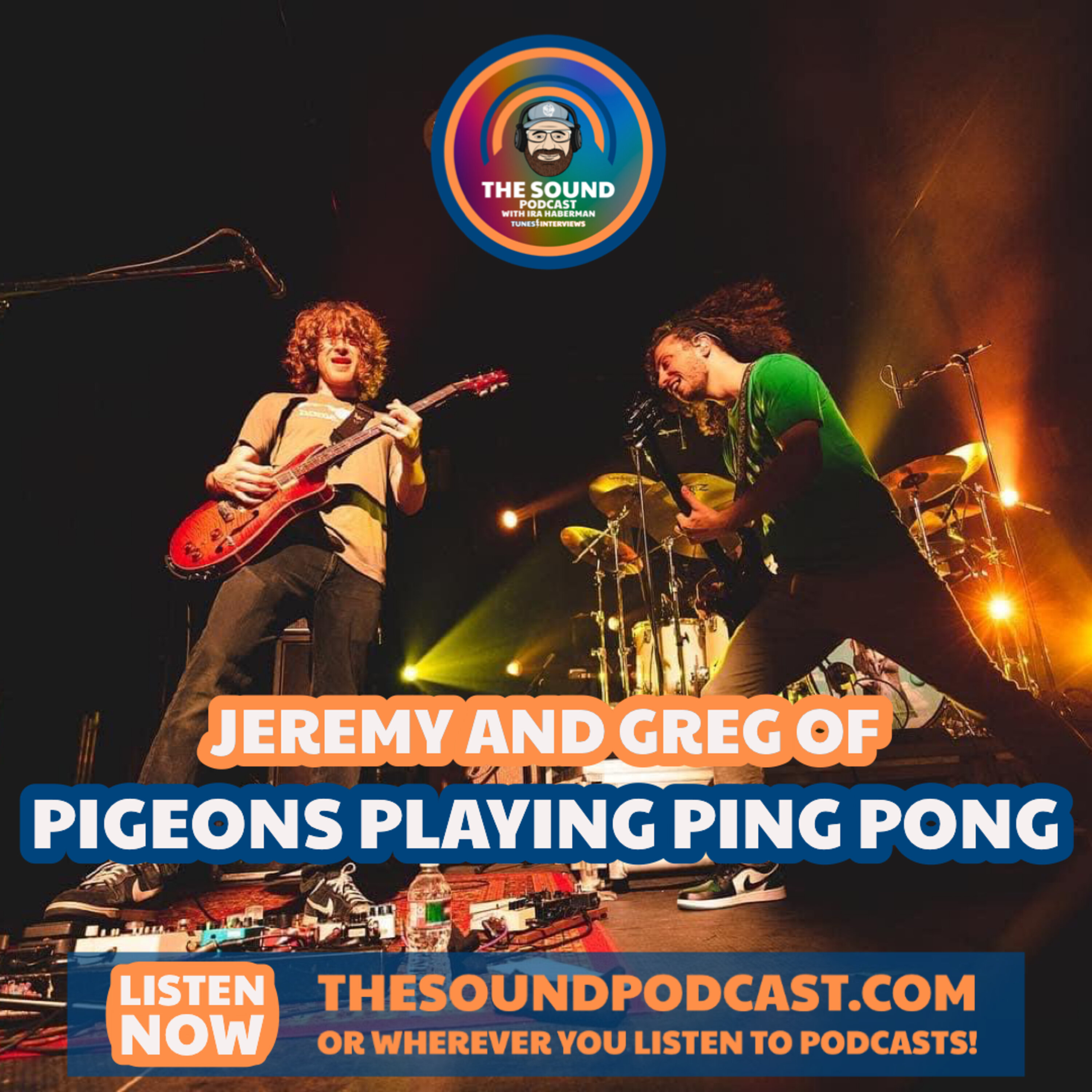 Jeremy & Greg of Pigeons Playing Ping Pong Image