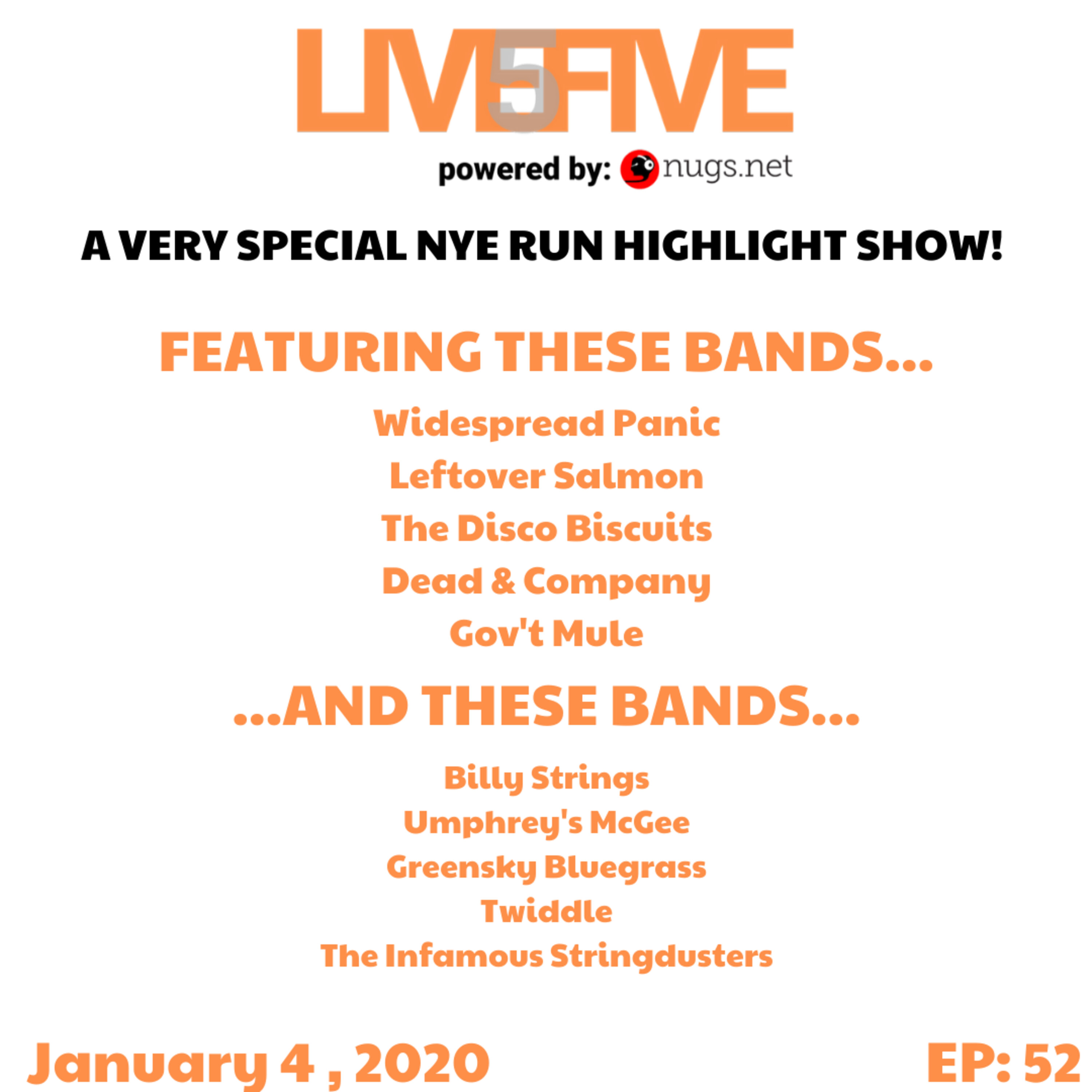 Live 5 - January 4, 2020.