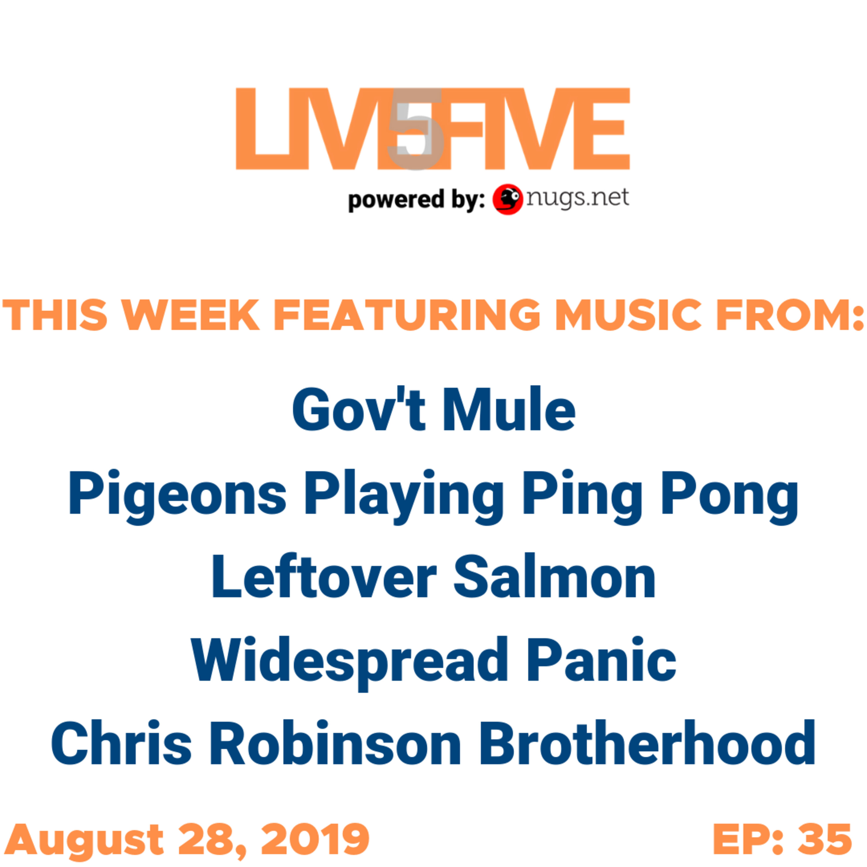 Live 5 - August 28, 2019. Image