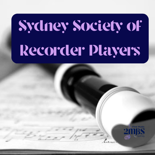 Society Spot - 30 August 2026 - SYDNEY SOCIETY OF RECORDER PLAYERS