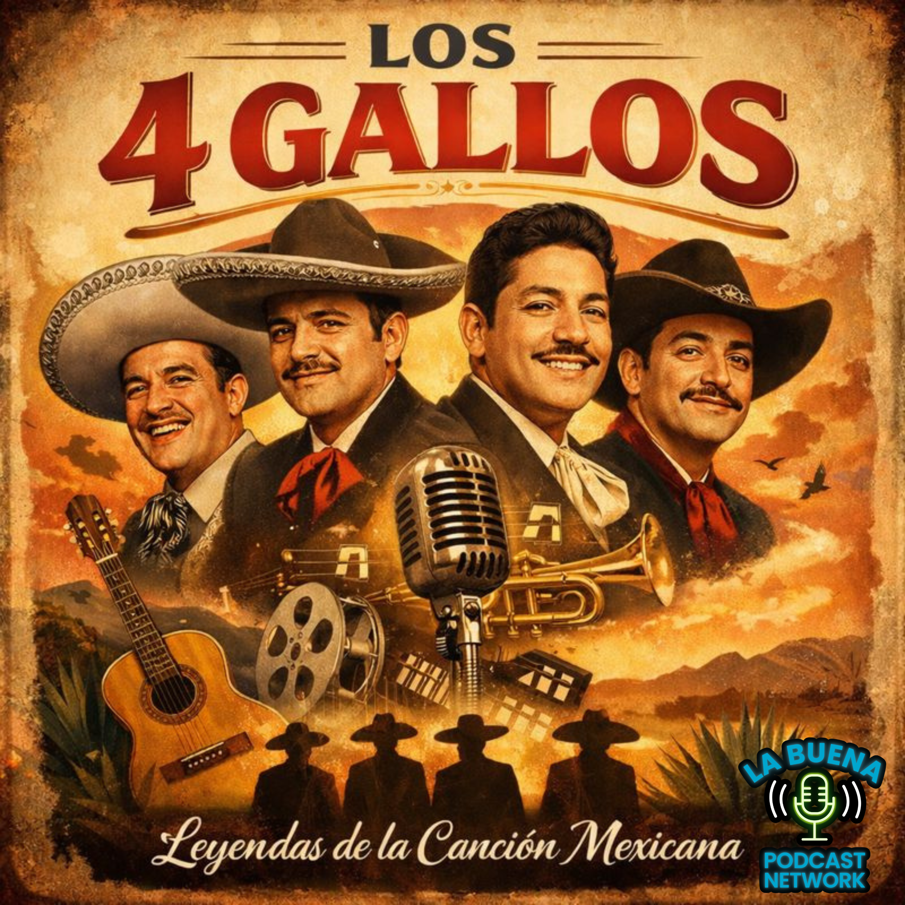 Pedro Vargas felicita a José Alfredo por la canción Ella - Los 4 Gallos podcast