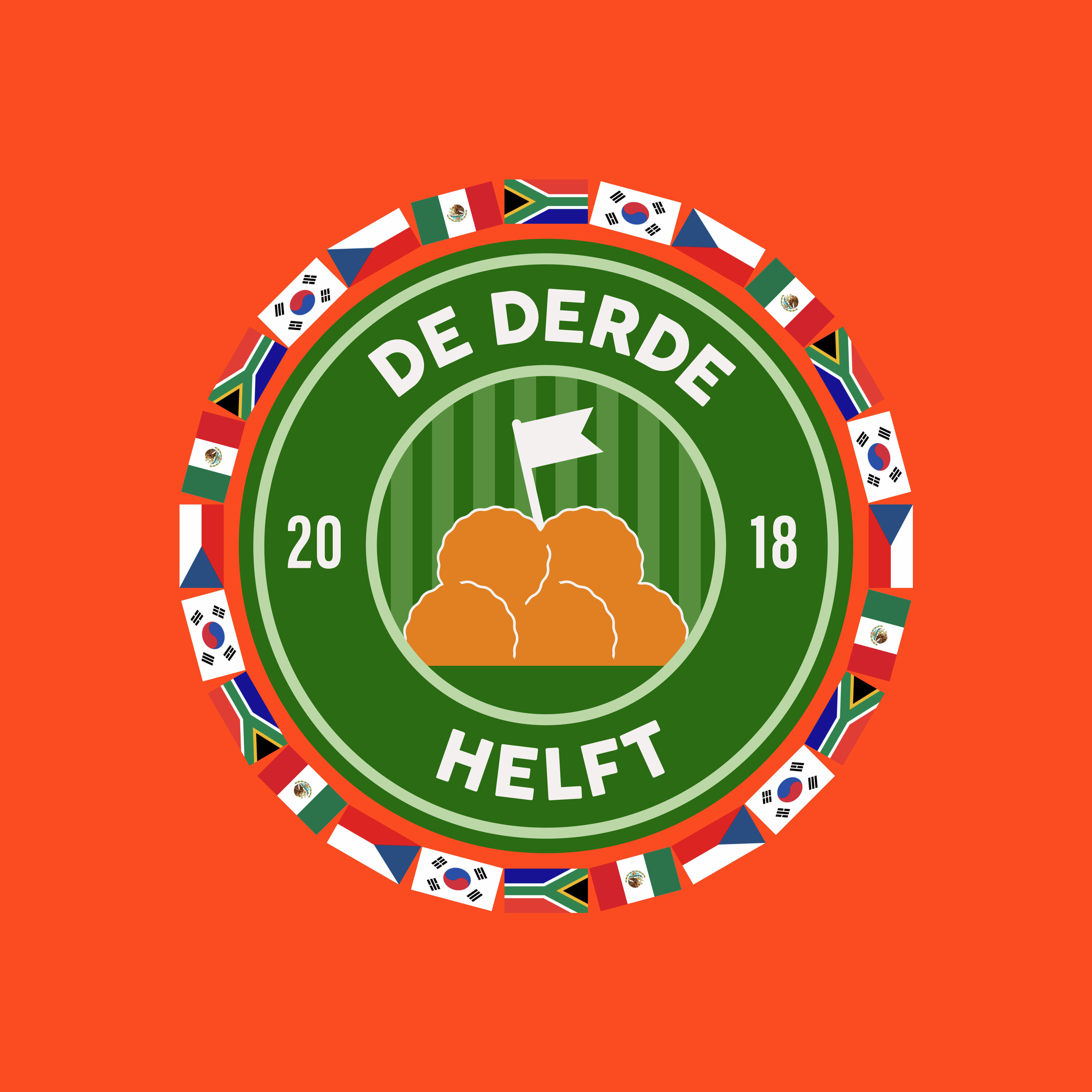Poule A: 'De meeste vliegende keep ooit' artwork