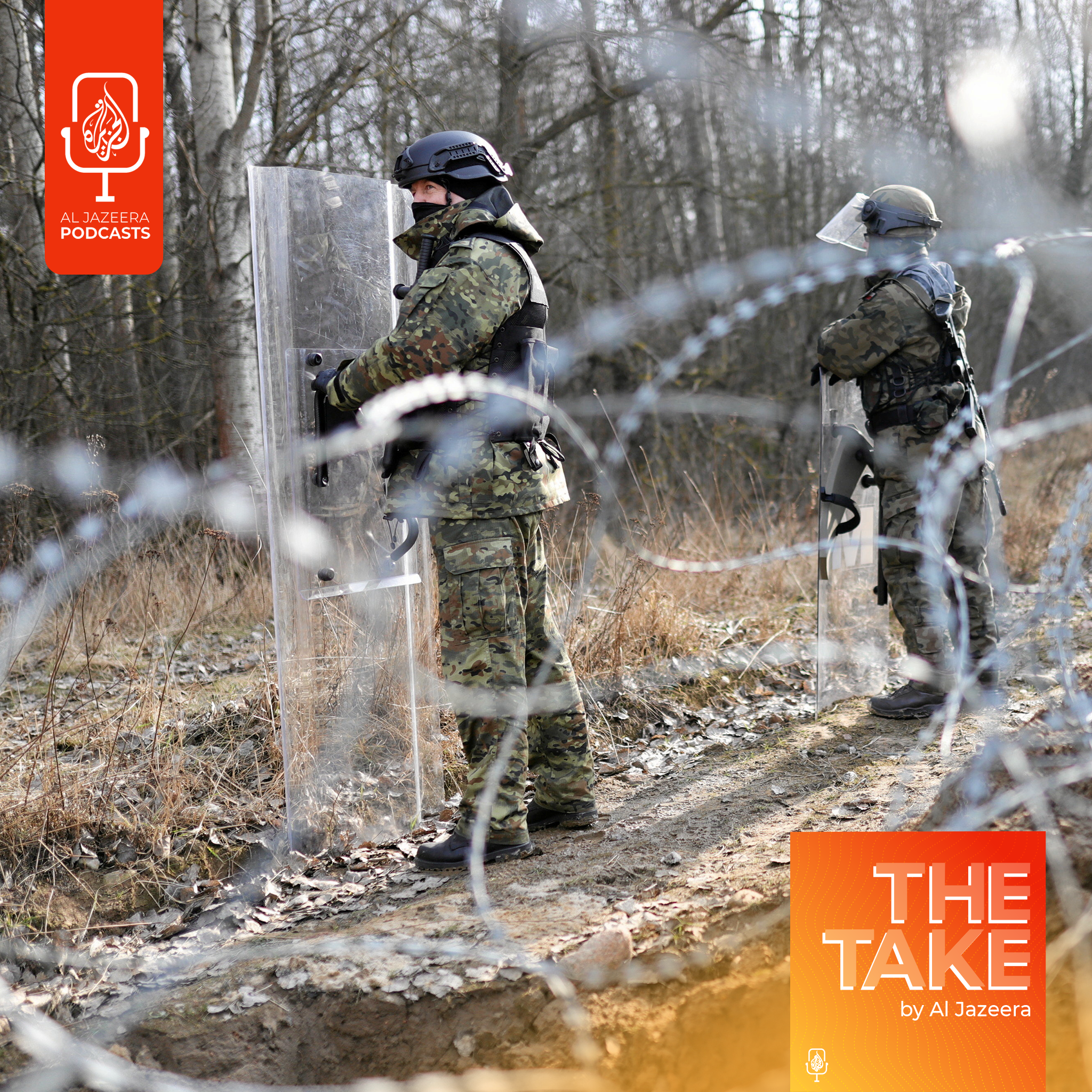 What is destabilizing the Polish-Belarus border?