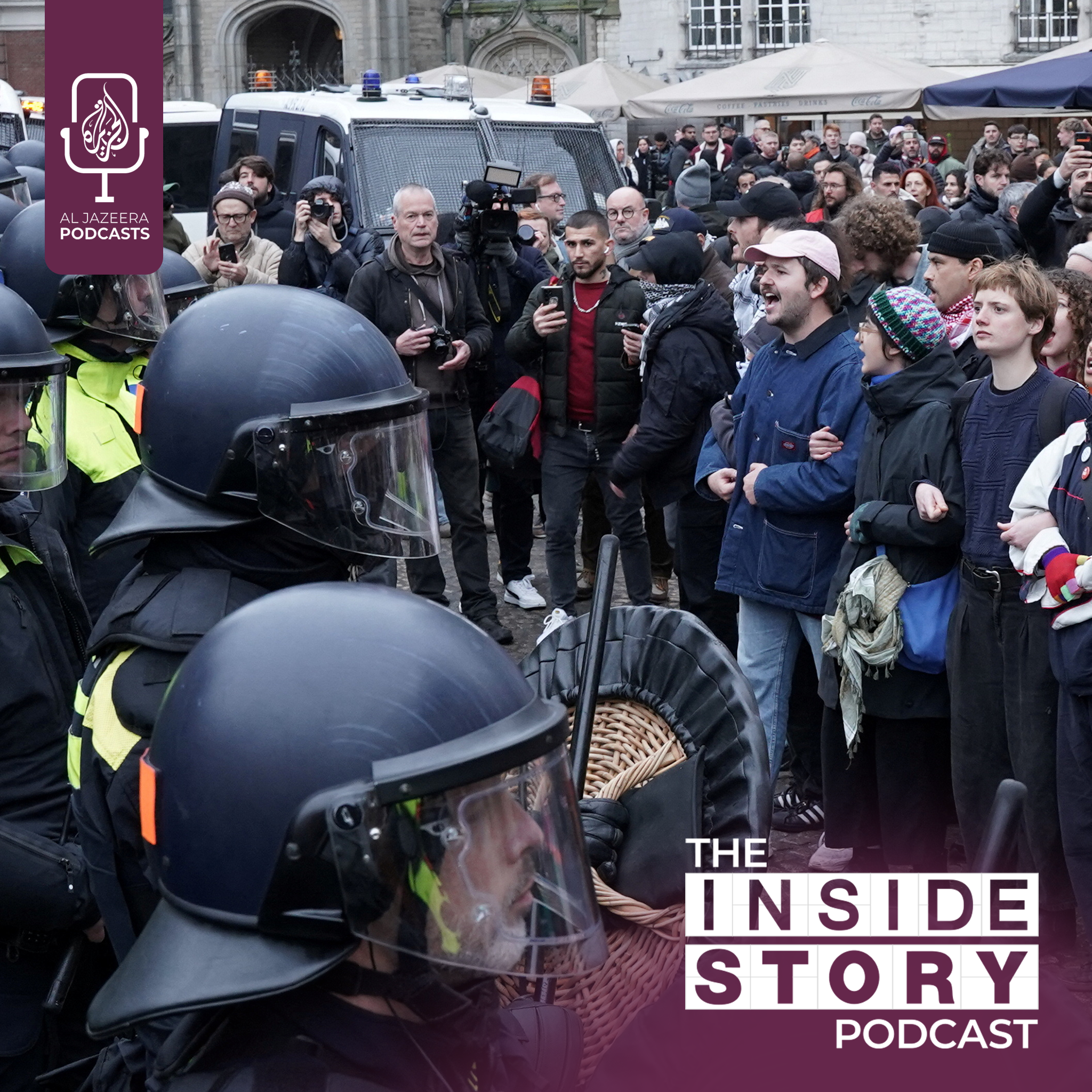 What's the narrative surrounding the riots in Amsterdam?