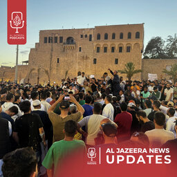 Protests in Libya, US credit rating cut