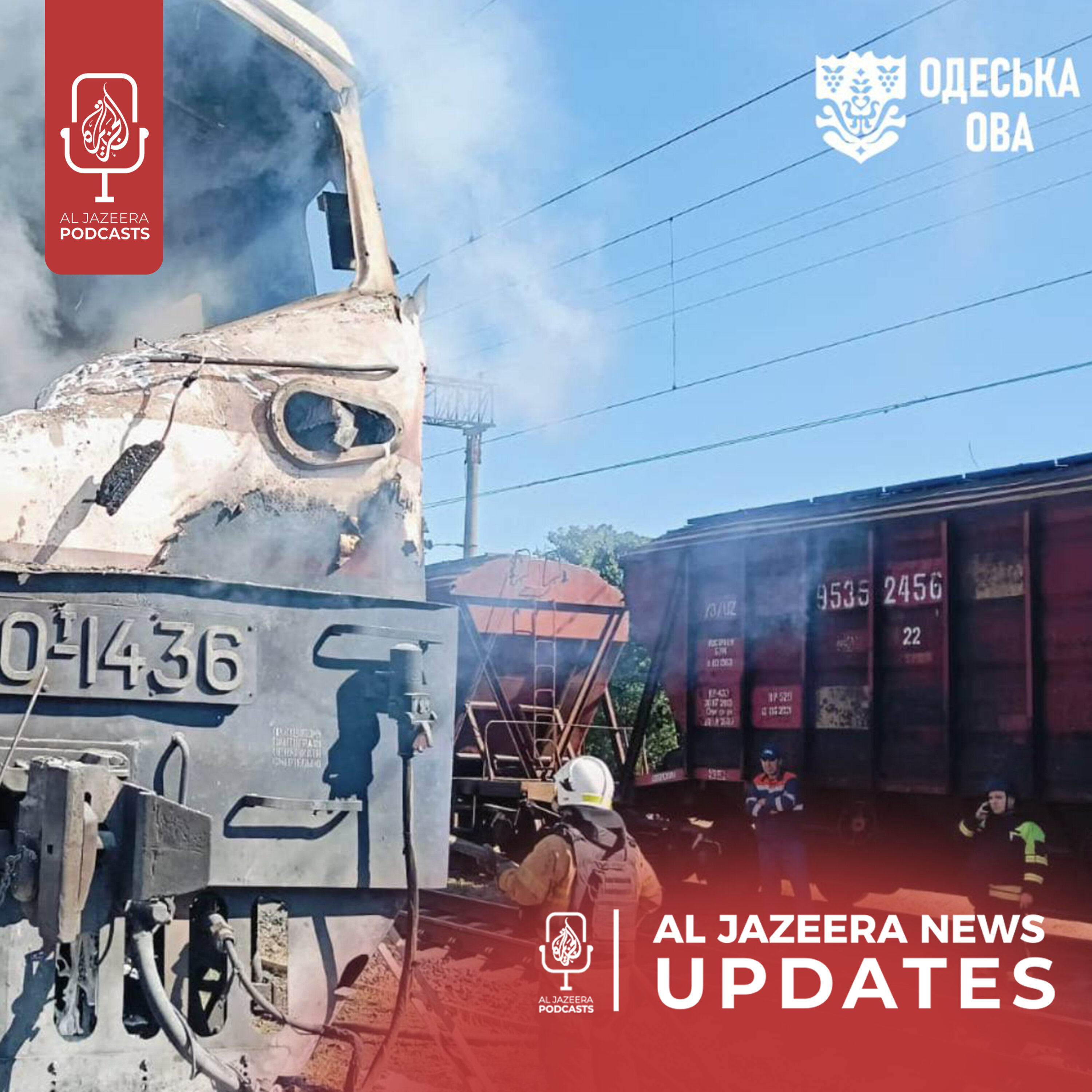 Russia strikes Ukrainian trains, Colombia earthquake rescue operation