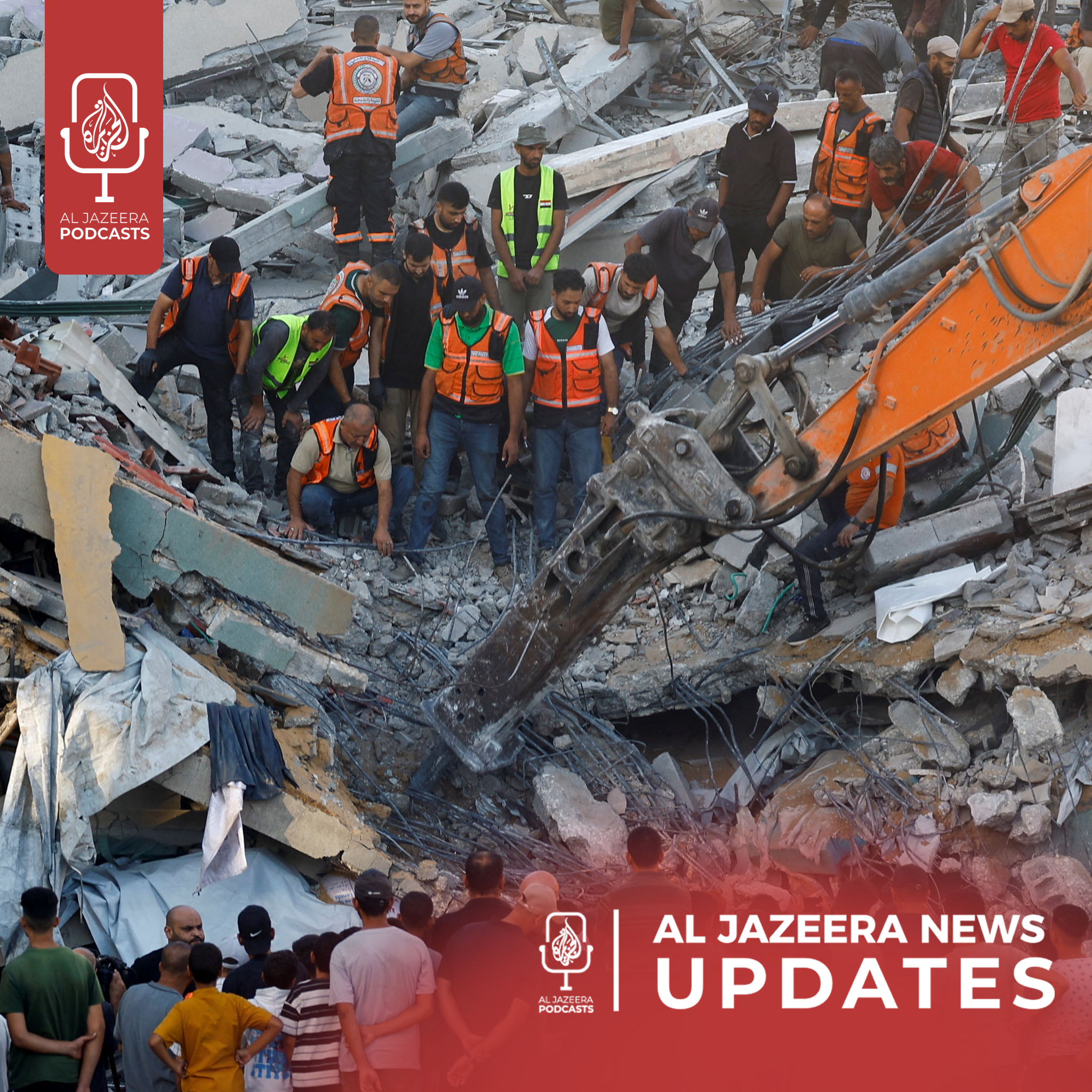 Gaza building collapse, US deploys weapons in space