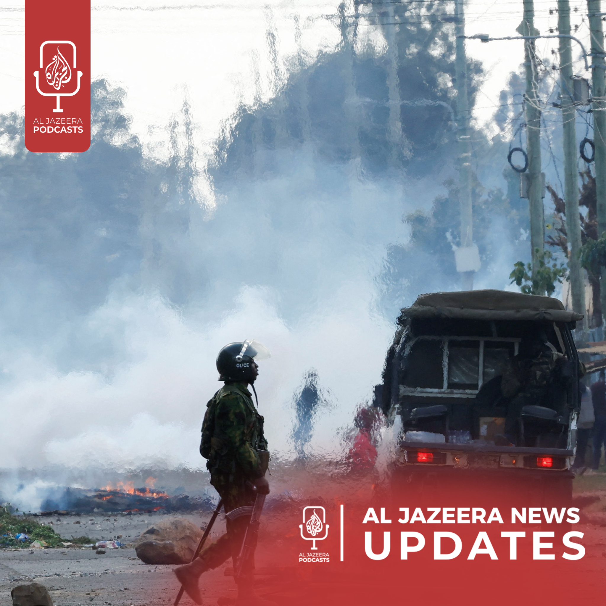 Protester killed in Kenya, Philippines earthquake rescue efforts 