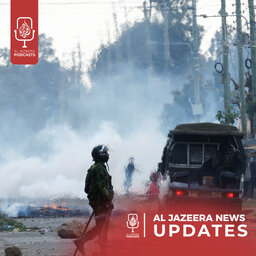 Protester killed in Kenya, Philippines earthquake rescue efforts
