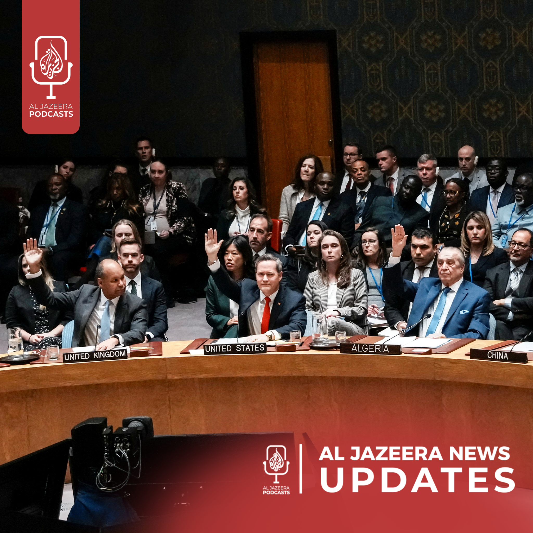 UNSC approves US's Gaza ceasefire plan, Israeli forces shoot Al Jazeera cameraman