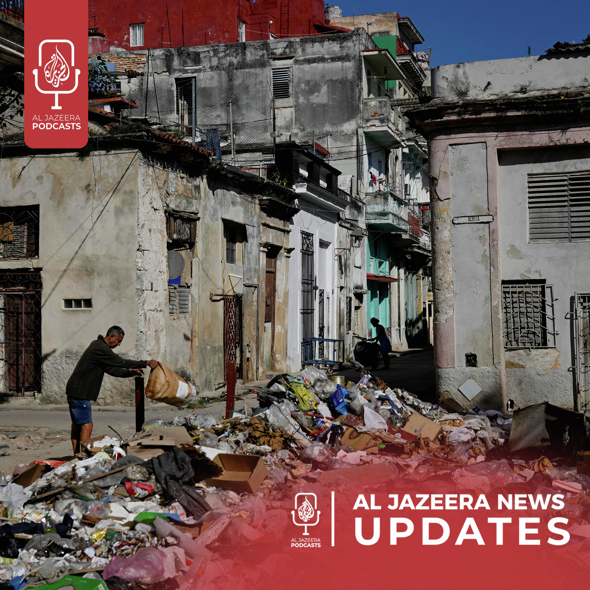 Sudan drone attack, Cuba waste emergency