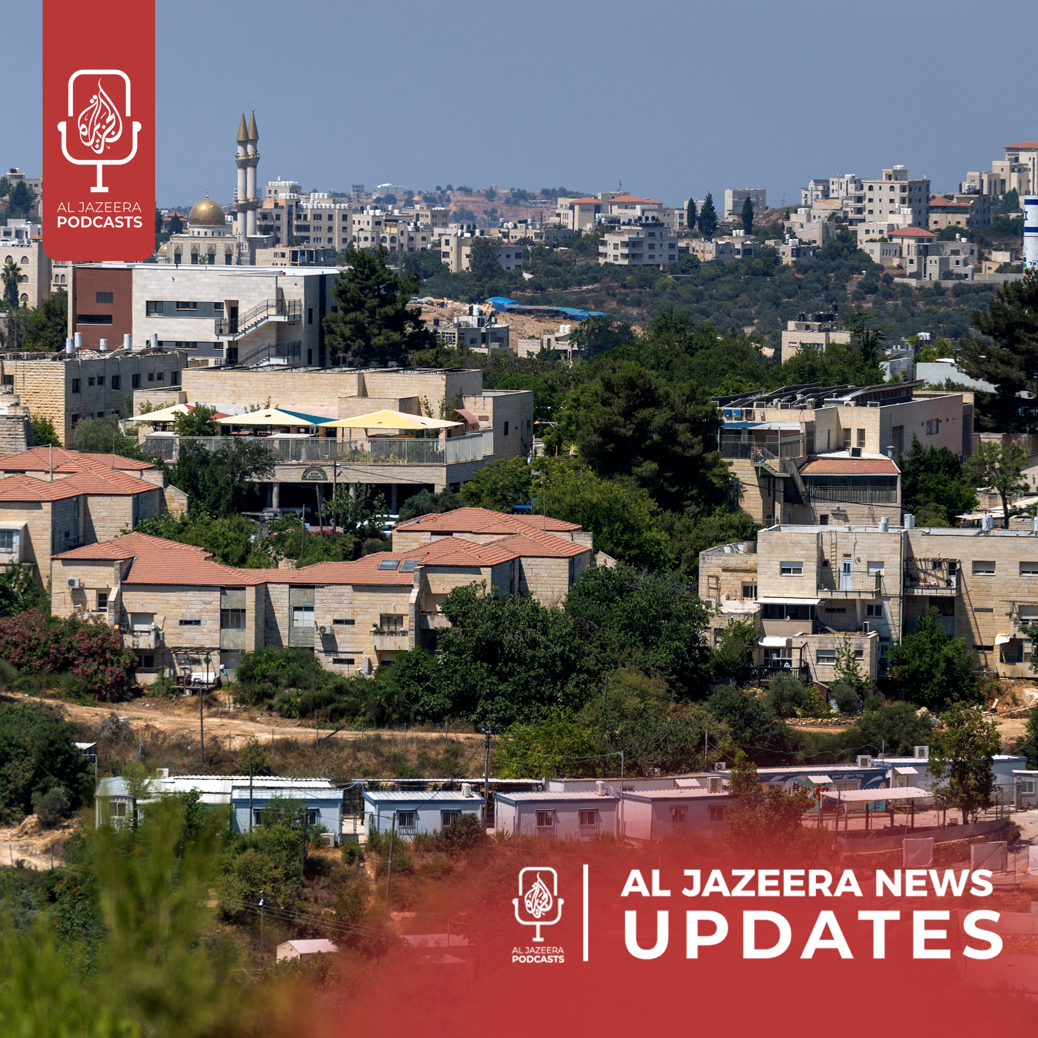 Occupied West Bank settlements, UAE-Iran trade embargo