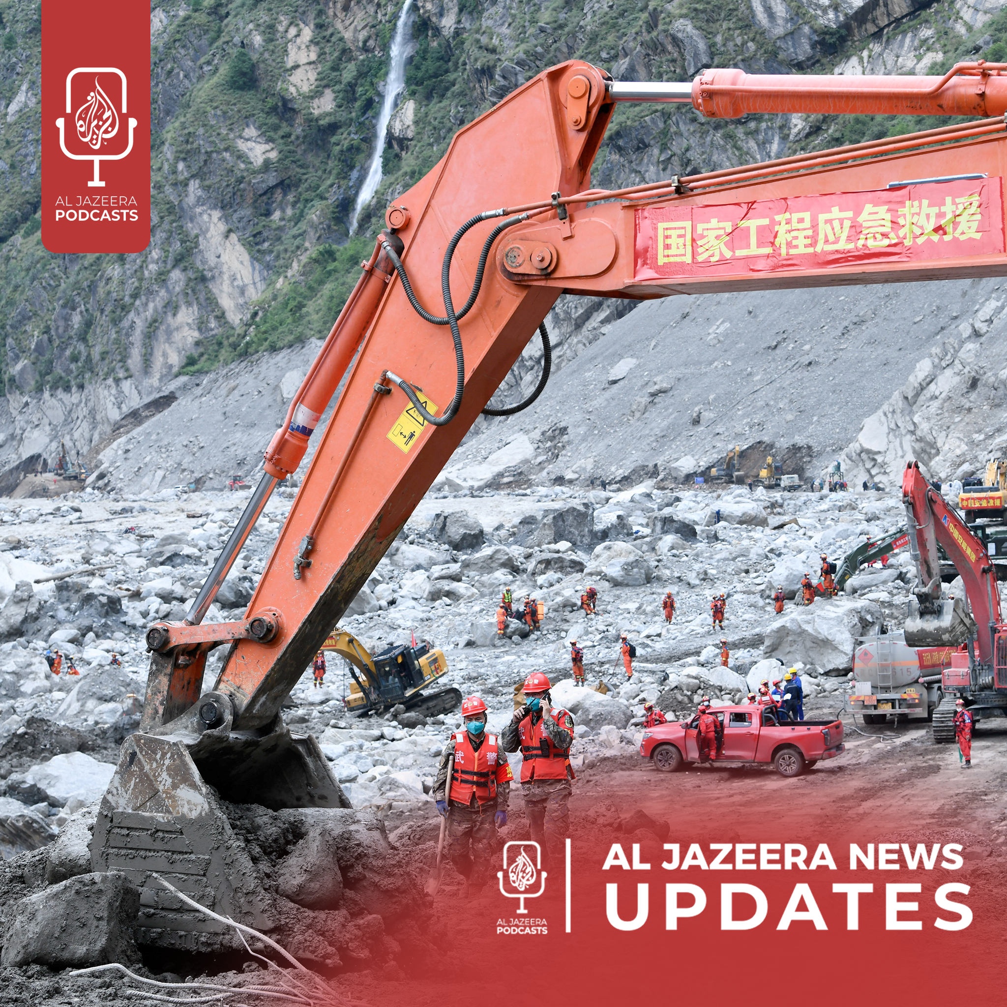 Efforts to rescue trapped workers in Nepal, Ukraine and Russia trade attacks
