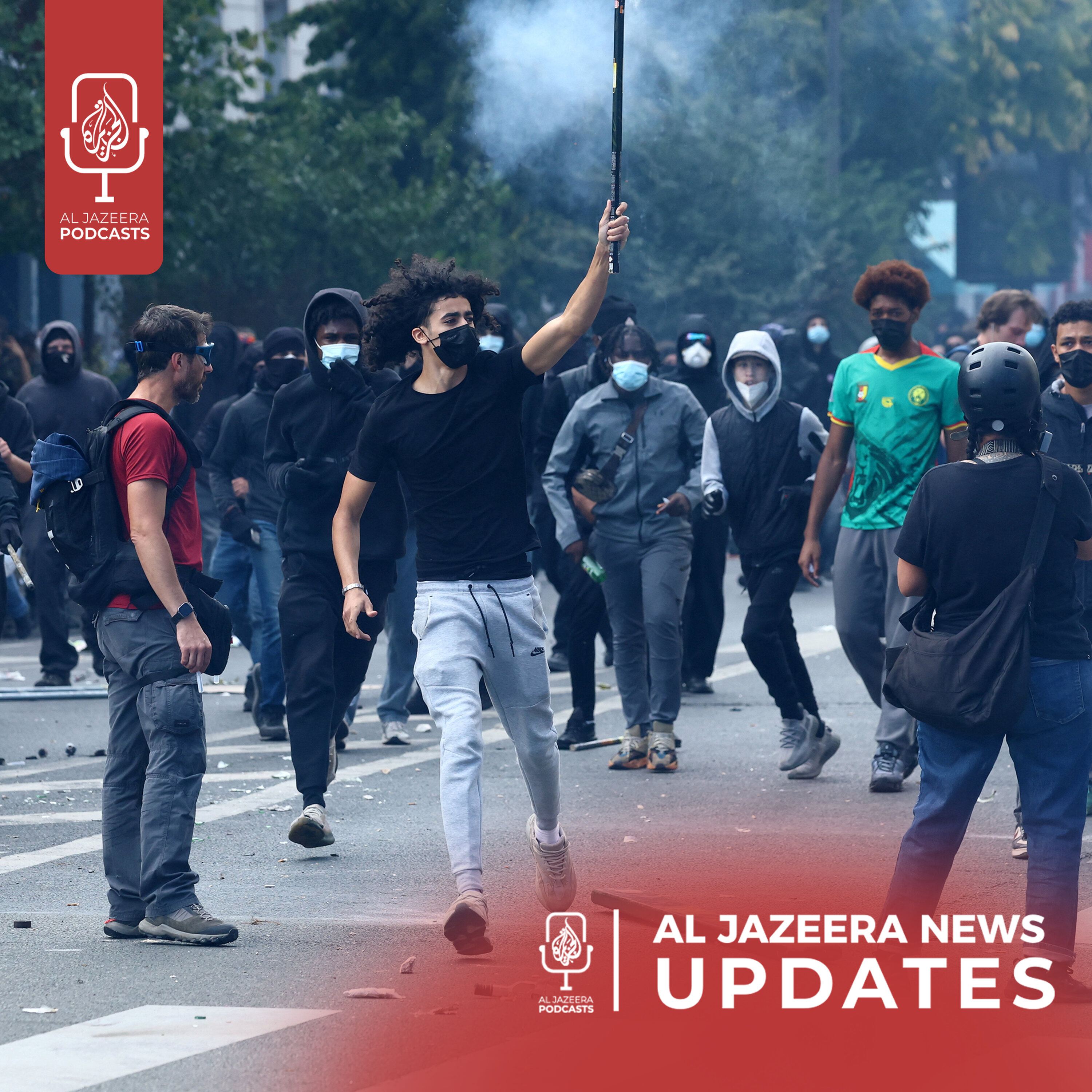 Mass student protests in France, Occupied West Bank raids