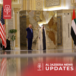 Israeli strikes target northern Gaza, Trump wrapping up Gulf tour