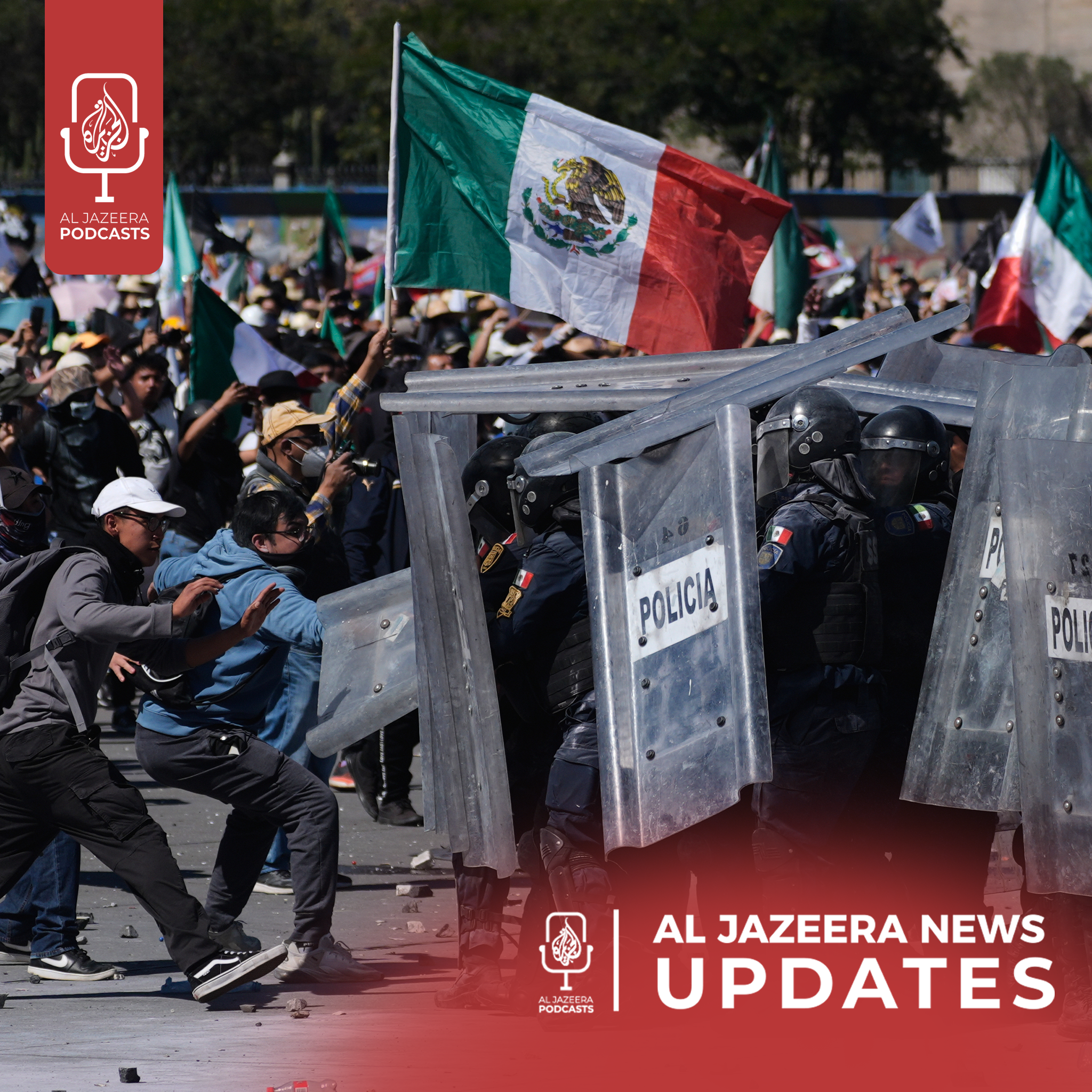 Israel blocking temporary housing from Gaza, Anti-government protests in Mexico