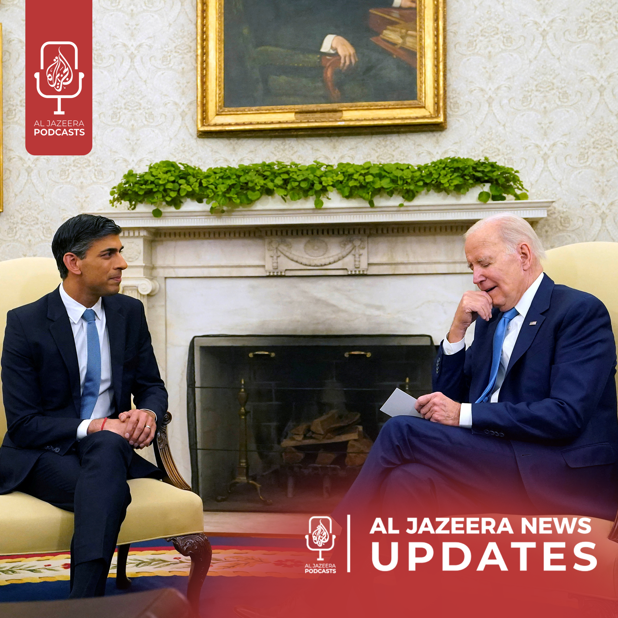 Rishi Sunak meets Biden at the White House, Air pollution alerts issued in US