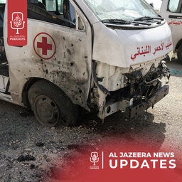 US blockade of Iranian ports underway, Israel strikes Red Cross office in Tyre