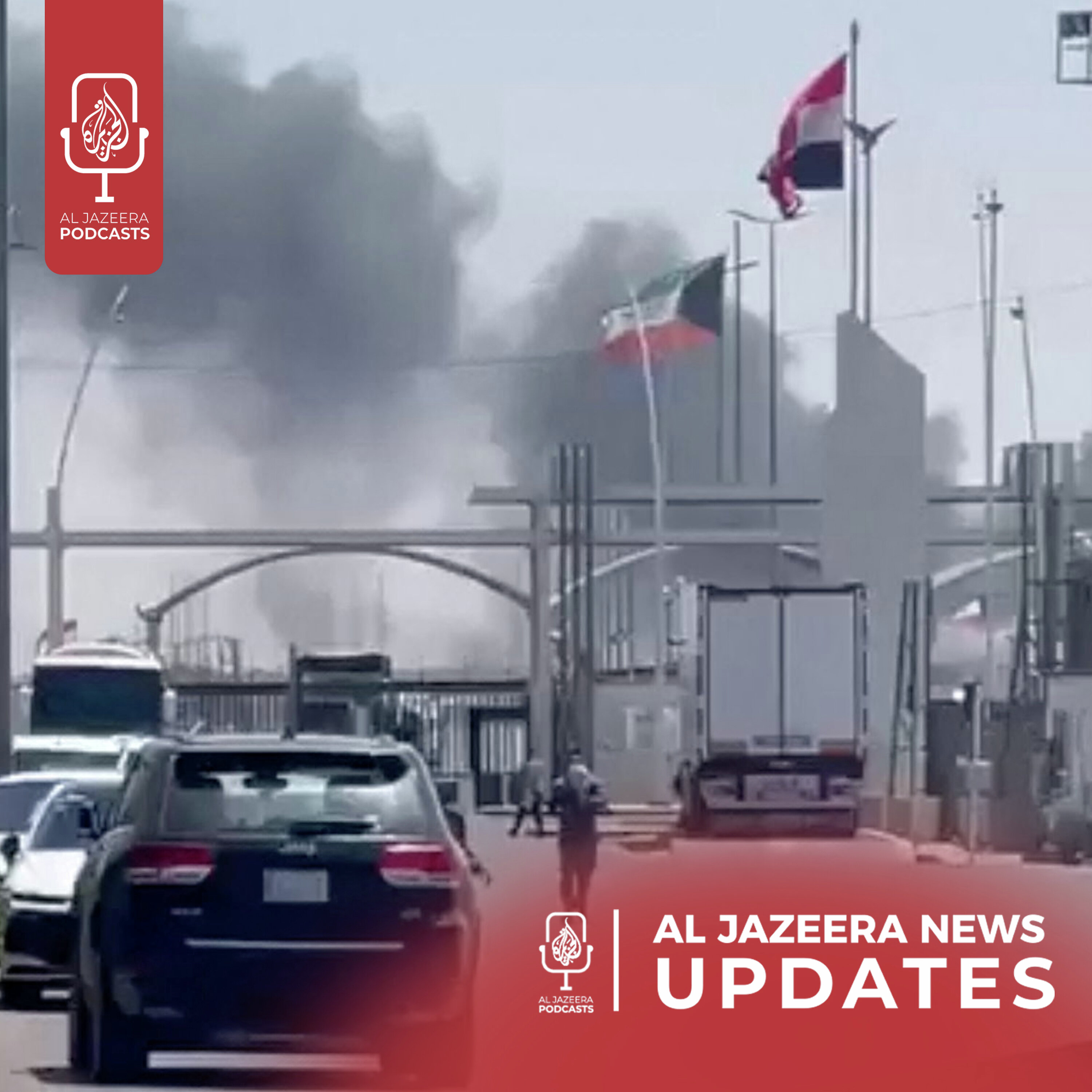 Drone strike hits Kuwait-Iraq border, US attacks Iran