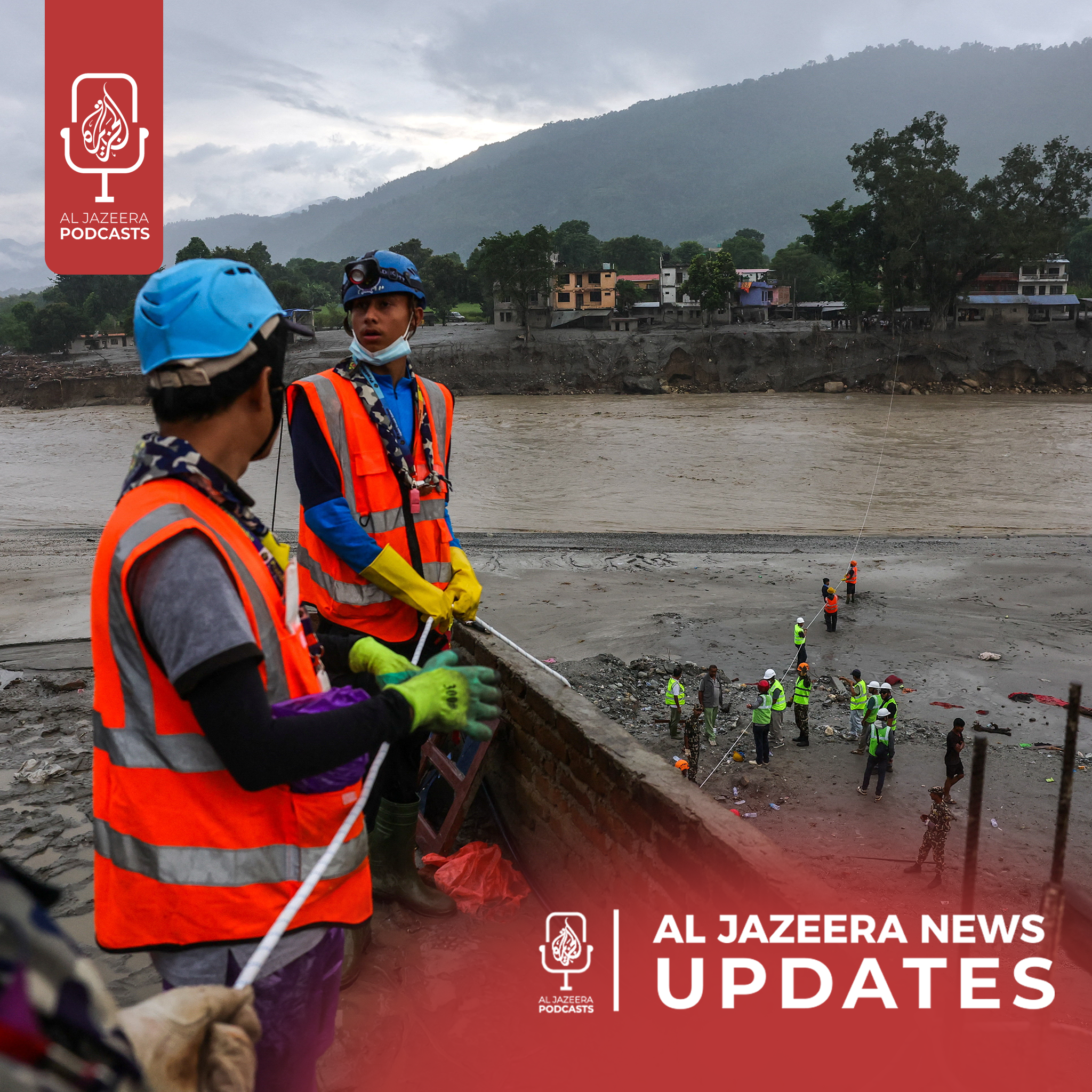 Himalayan flash flood aftermath, Occupied West Bank attacks