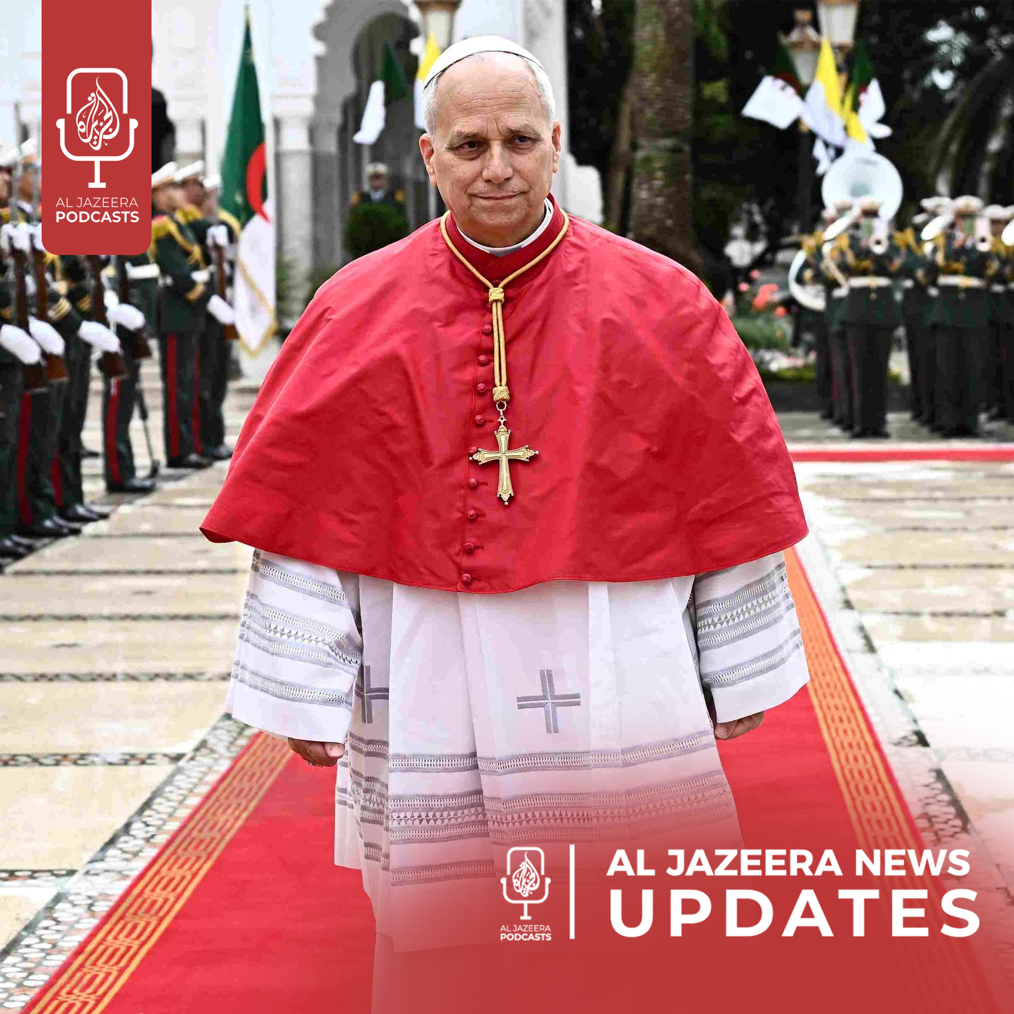 Pope Leo begins Africa trip, Protests in northern India