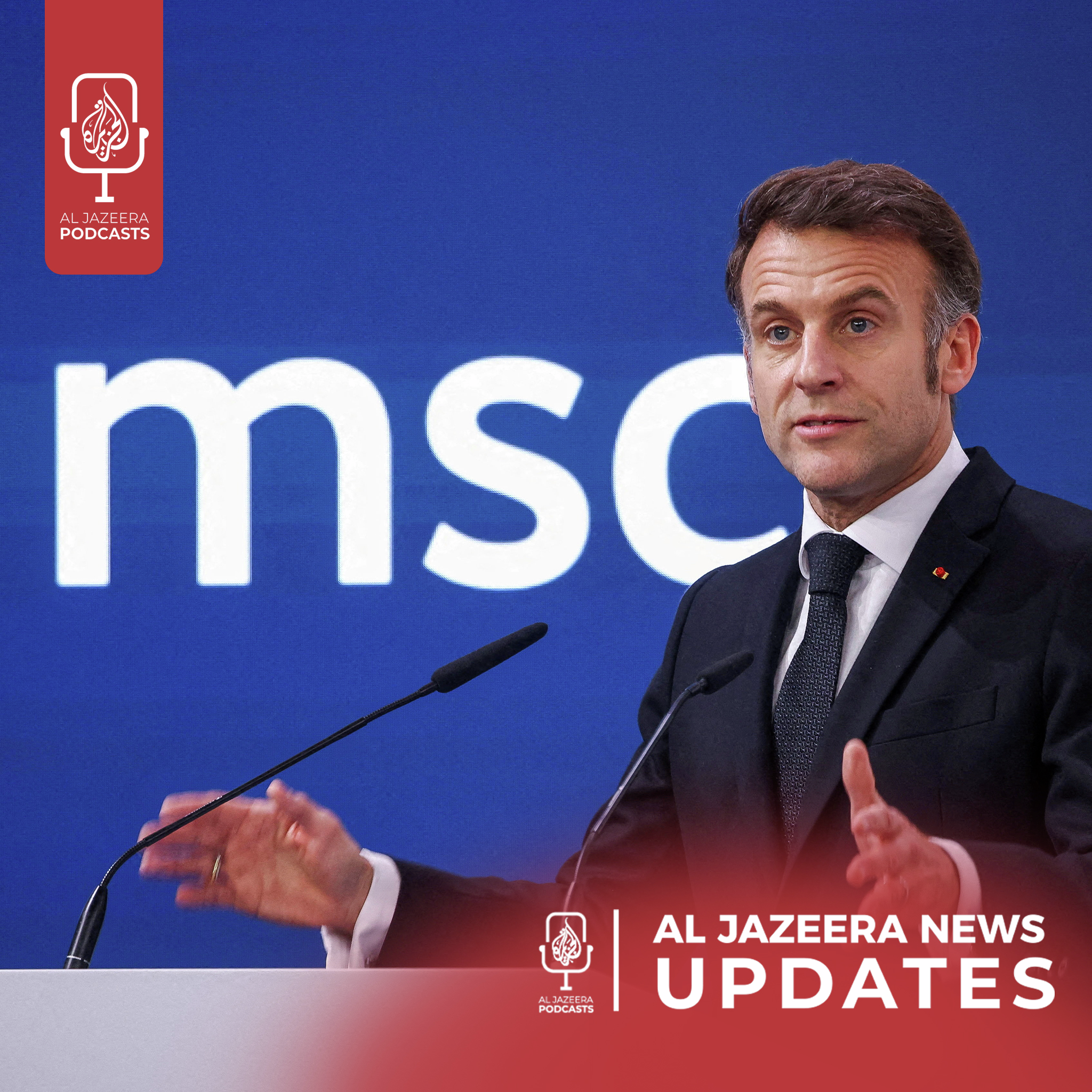 Macron calls for a 'strong Europe' at MSC, Sudan drone strikes