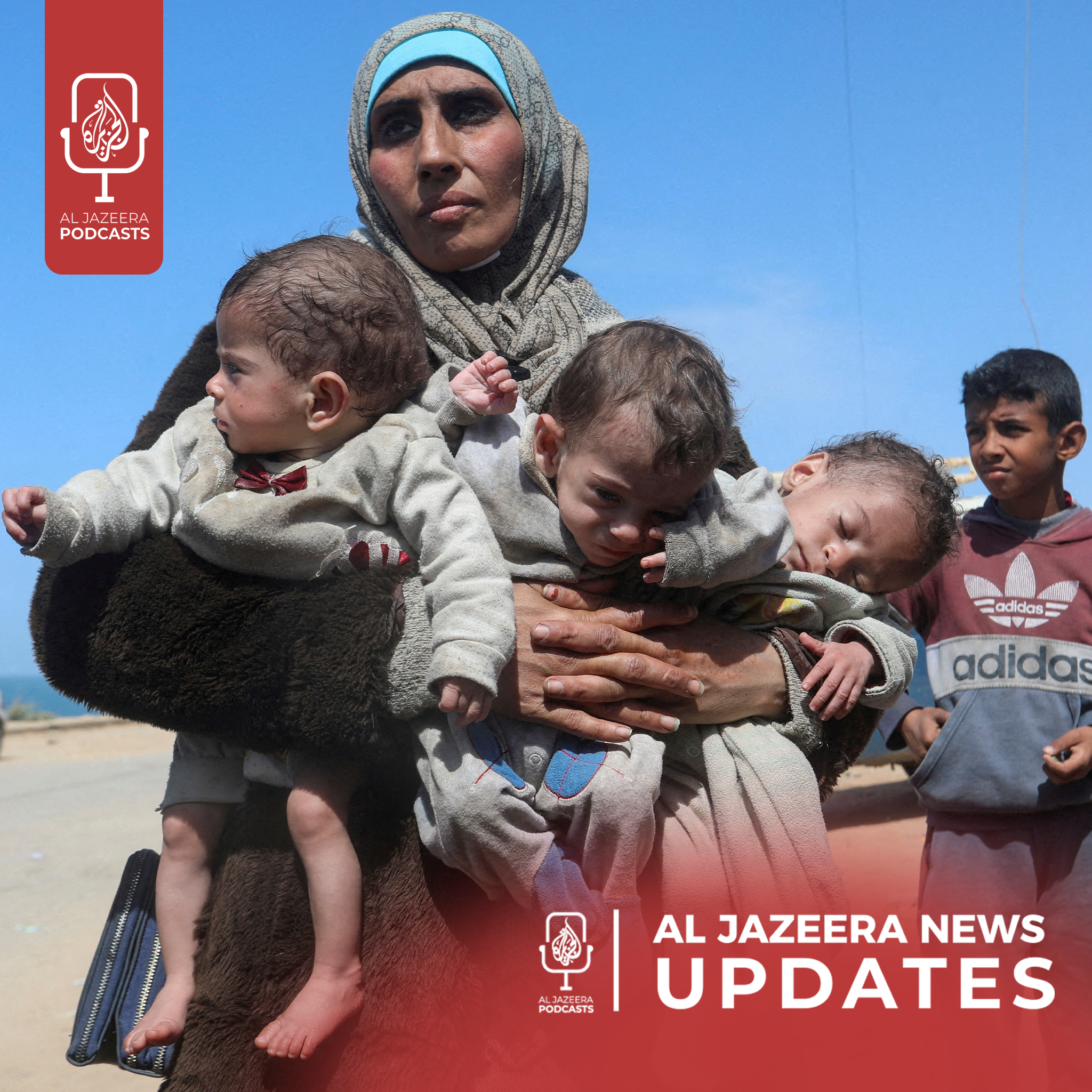 Famine in Gaza, Israeli defence minister in the US