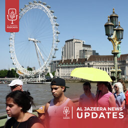 UN agency halts Hormuz evacuations, UK extends red warning for heatwave