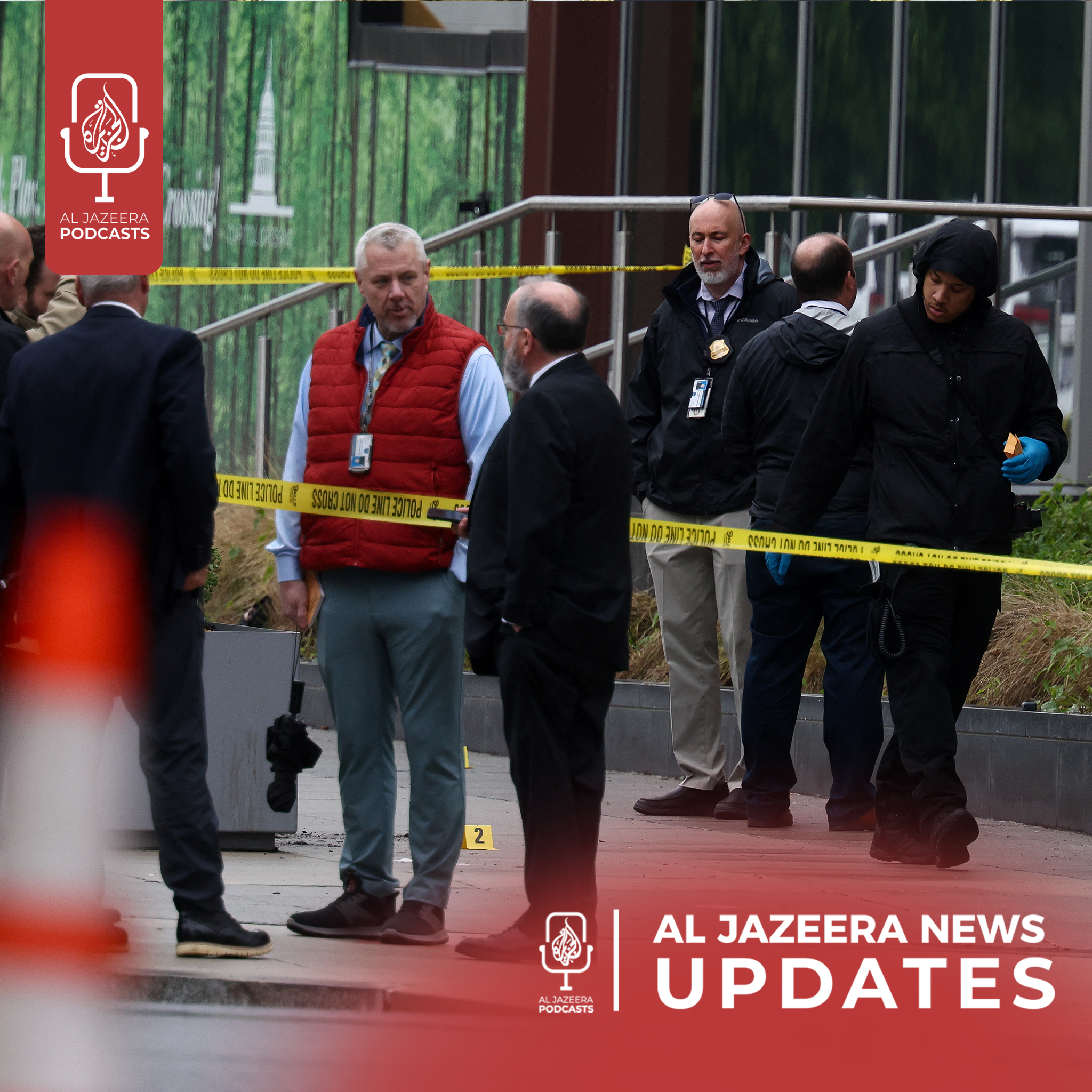 Israeli attacks in Gaza, DC police name Israeli embassy staff shooting suspect
