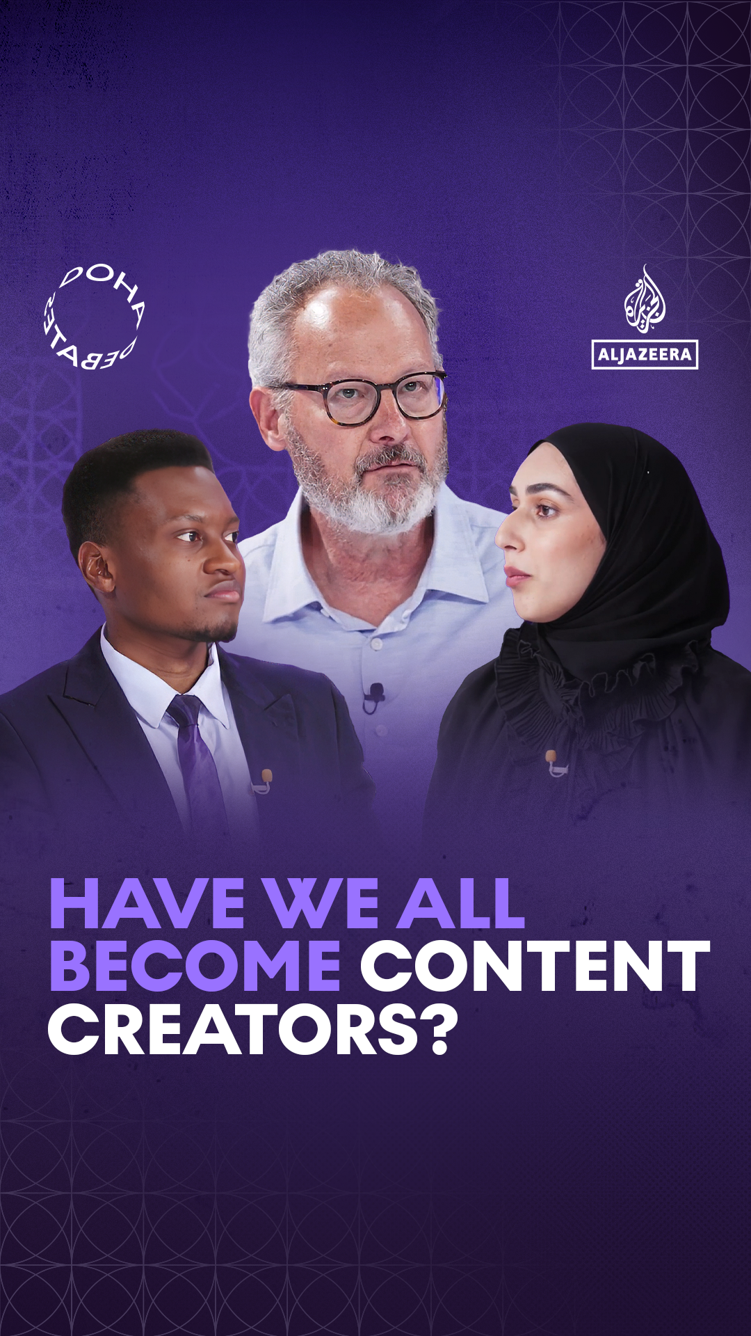 When we post online, are we creating content or performing for an audience? #DohaDebates